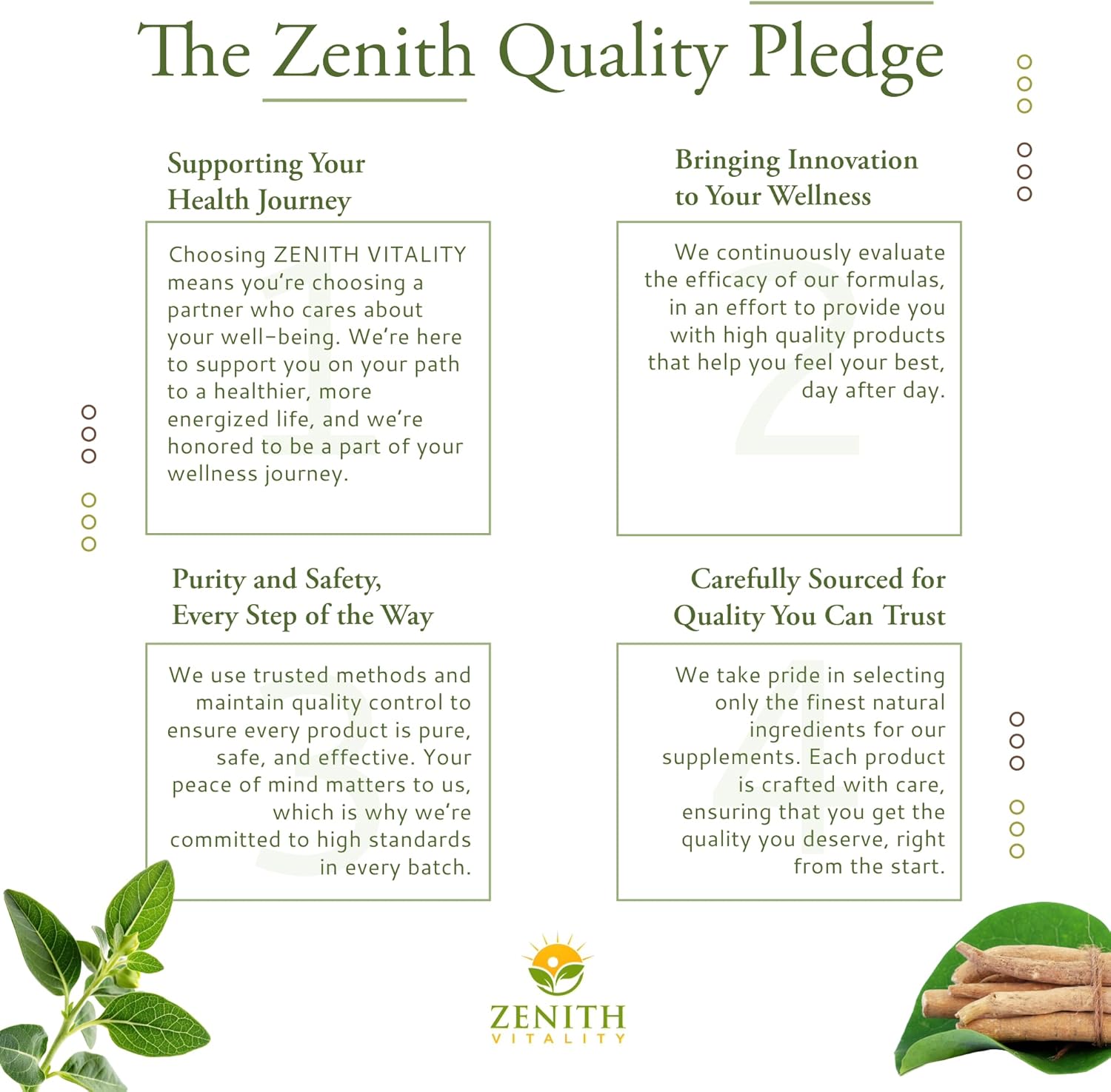 Zenith Vitality Ashwagandha 650mg Capsules with Black Pepper Extract - Stress & Cortisol Relief - Immune Support Supplement - 60 Count