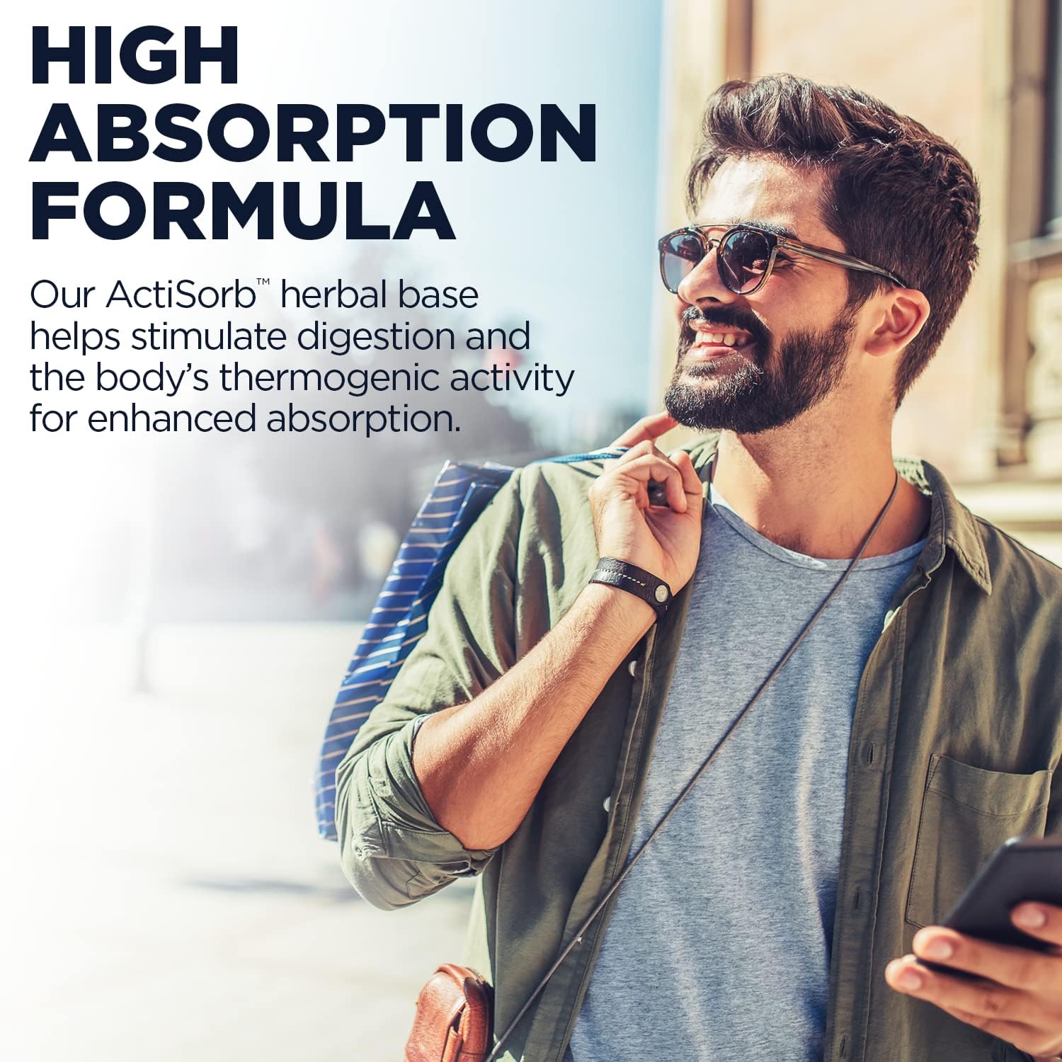 Zinc 50mg Hydroxy Acid Complex Supplement for Metabolism & Immune Support - Enhanced Absorption, Vegan & Non-GMO - 60 Tablets