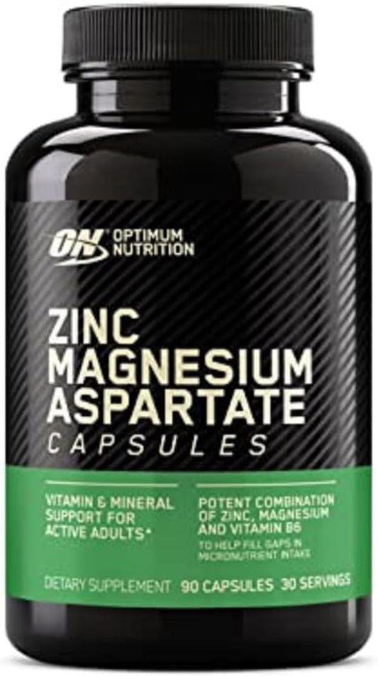 Zinc and Magnesium Muscle Recovery Supplement for Men and Women - 90 Count