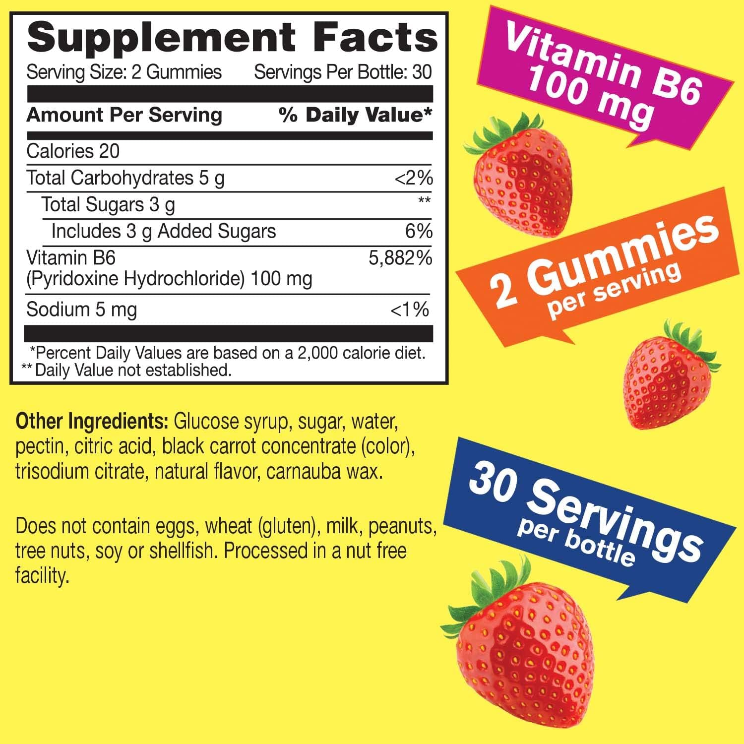 Zinc and Vitamin B6 Gummy Bundle - High Potency, Great Taste, Gluten-Free, GMO-Free Supplement