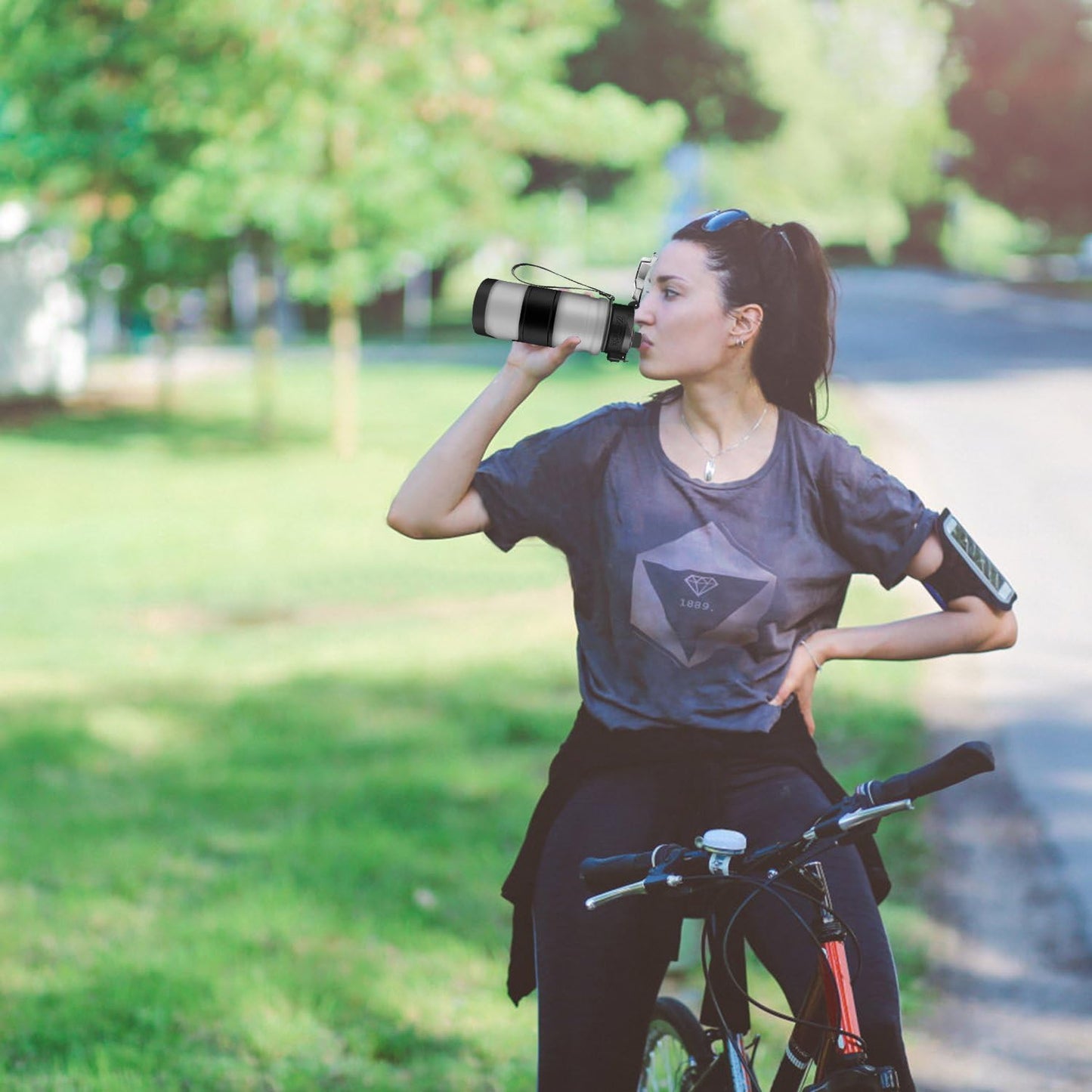 ZOUNICH BPA-Free Tritan Sports Water Bottle for Bike, Running, Gym - 32 oz, 24 oz, 16 oz, 14 oz - Premium Quality for Fitness & Cycling