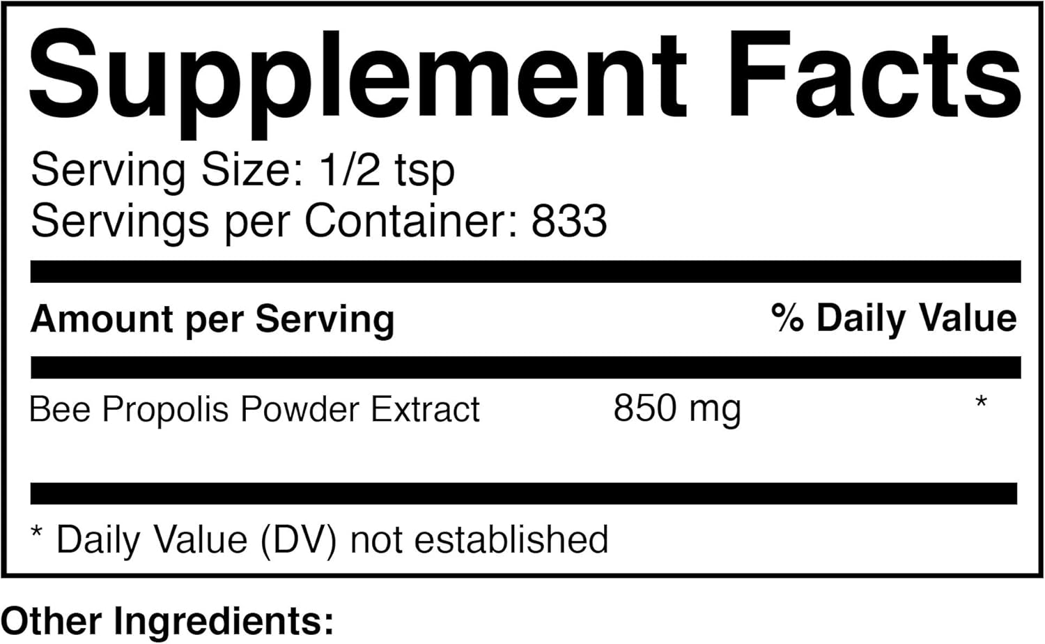 1 kg Bee Propolis Powder Extract (Apis mellifica) - High Quality 4:1 Concentration for Maximum Benefits