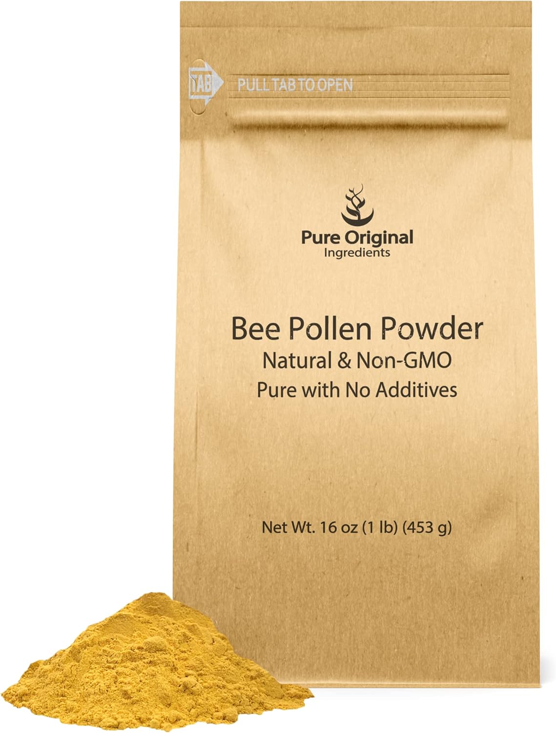 1 lb Bee Pollen Powder and Bee Propolis Powder Bundle - Pure Original Ingredients, Lab Verified, No Fillers