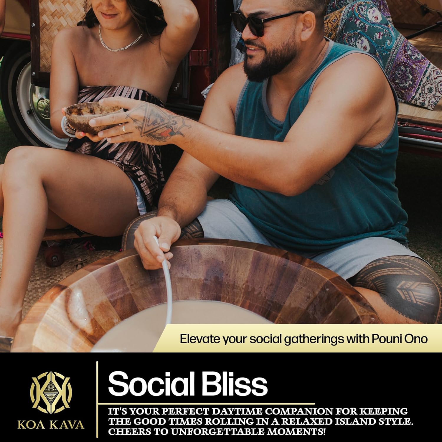 1 lb Vanuatu Koa Kava with 8 oz Tongan Kava - Bundle Deal