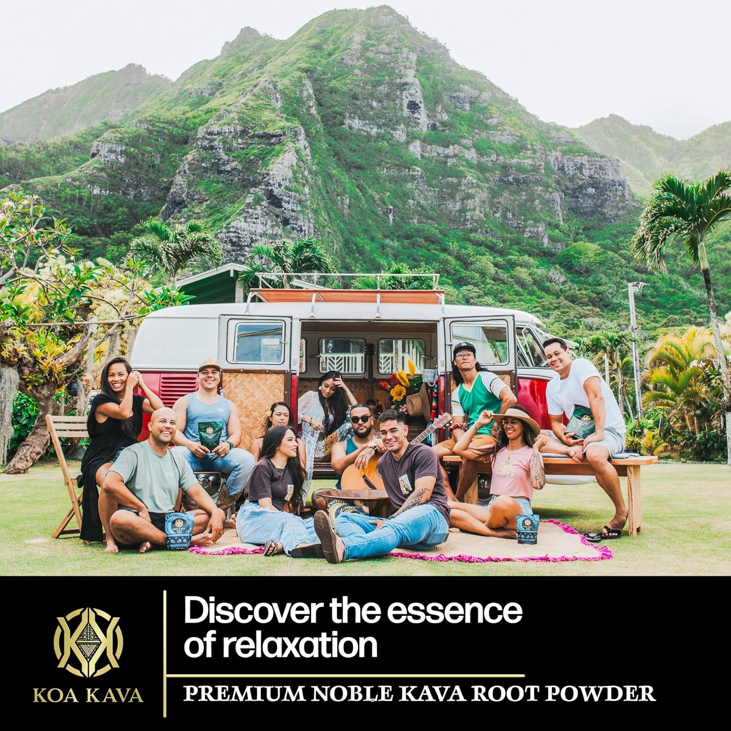 1 Pound Koa Kava Bundle from Tonga and Vanuatu - High-Quality Kava Roots for Relaxation and Stress Relief