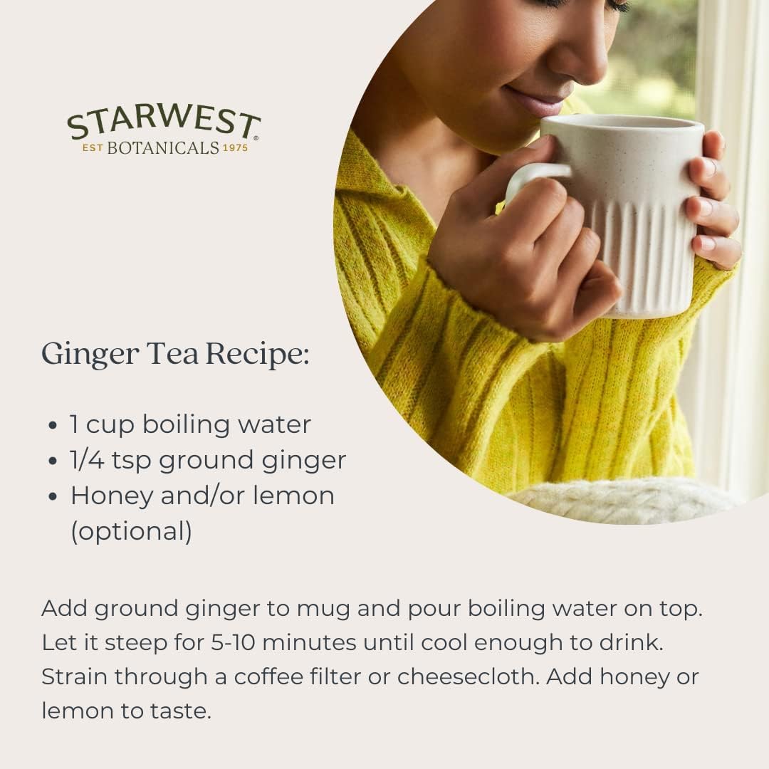 1 Pound of Starwest Botanicals Organic Ginger Root Powder
