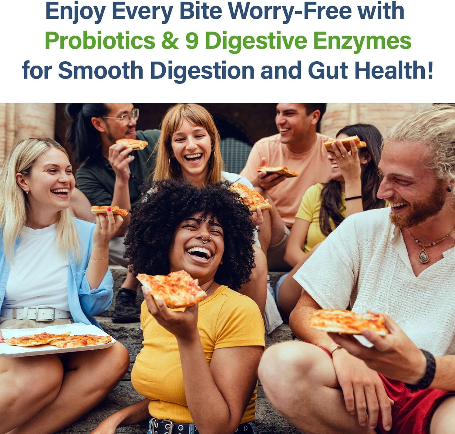 100 Billion CFU Raw Probiotic Supplement for Digestive & Immune Health - 35 Strains, Organic Prebiotics, Natural Enzymes - Men & Women - Non-GMO, Vegan - 180 Capsules