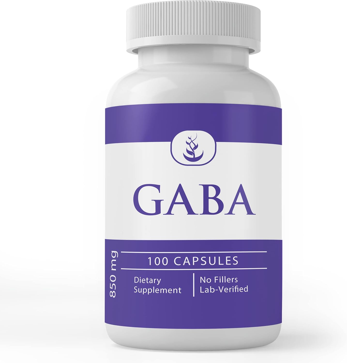 100 Capsules of GABA with Pure Original Ingredients - Lab Verified, No Additives or Fillers