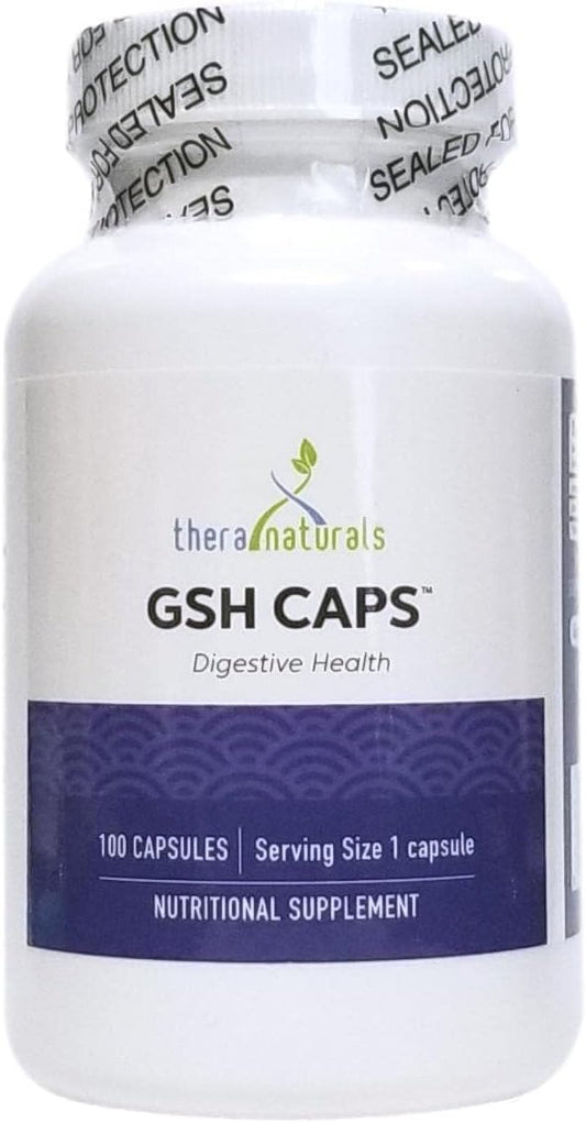 100 Capsules of GSH CAPS for Digestive Health with Glutathione by Holistic Health International, LLC