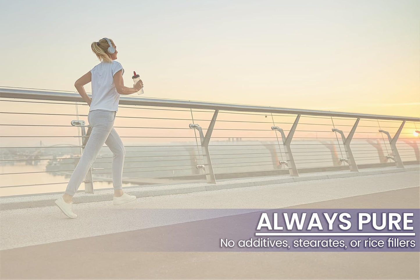 100 Capsules of Lab Verified Glycine: Pure Original Ingredients, No Additives or Fillers