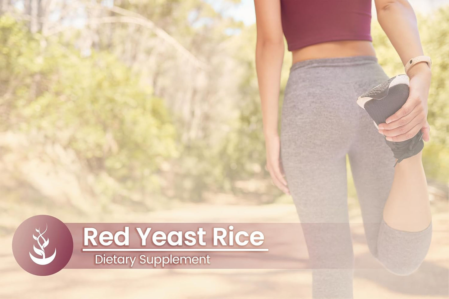 100 Capsules of Lab Verified Red Yeast Rice Extract - Pure Original Ingredients, No Additives or Fillers Included