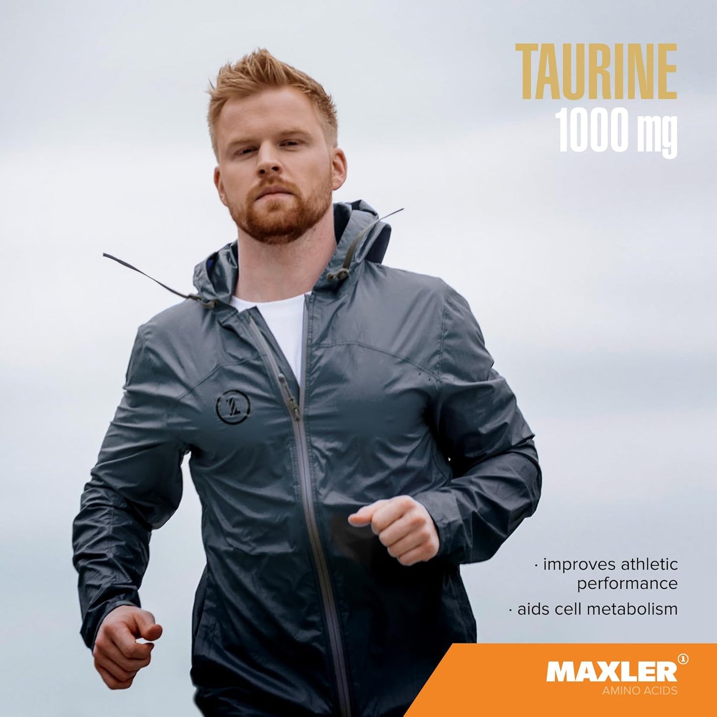 100 Capsules of Maxler Taurine 1000mg Amino Acid Supplement - Gluten Free Vegan Formula