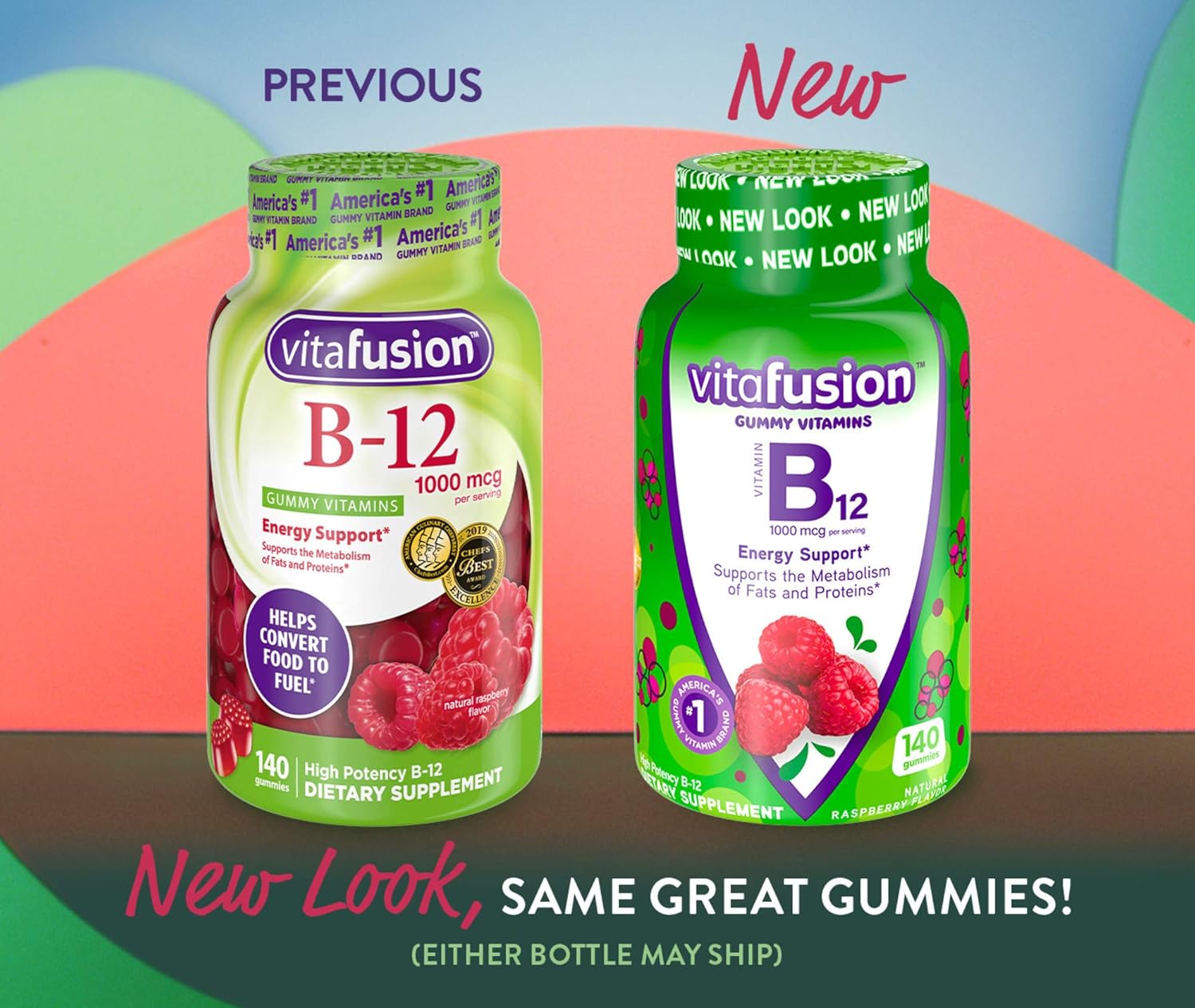 100 Count + 60 Count Vitafusion Chewable Calcium Gummy Vitamins for Bone Support with Vitamin B12 for Energy Metabolism