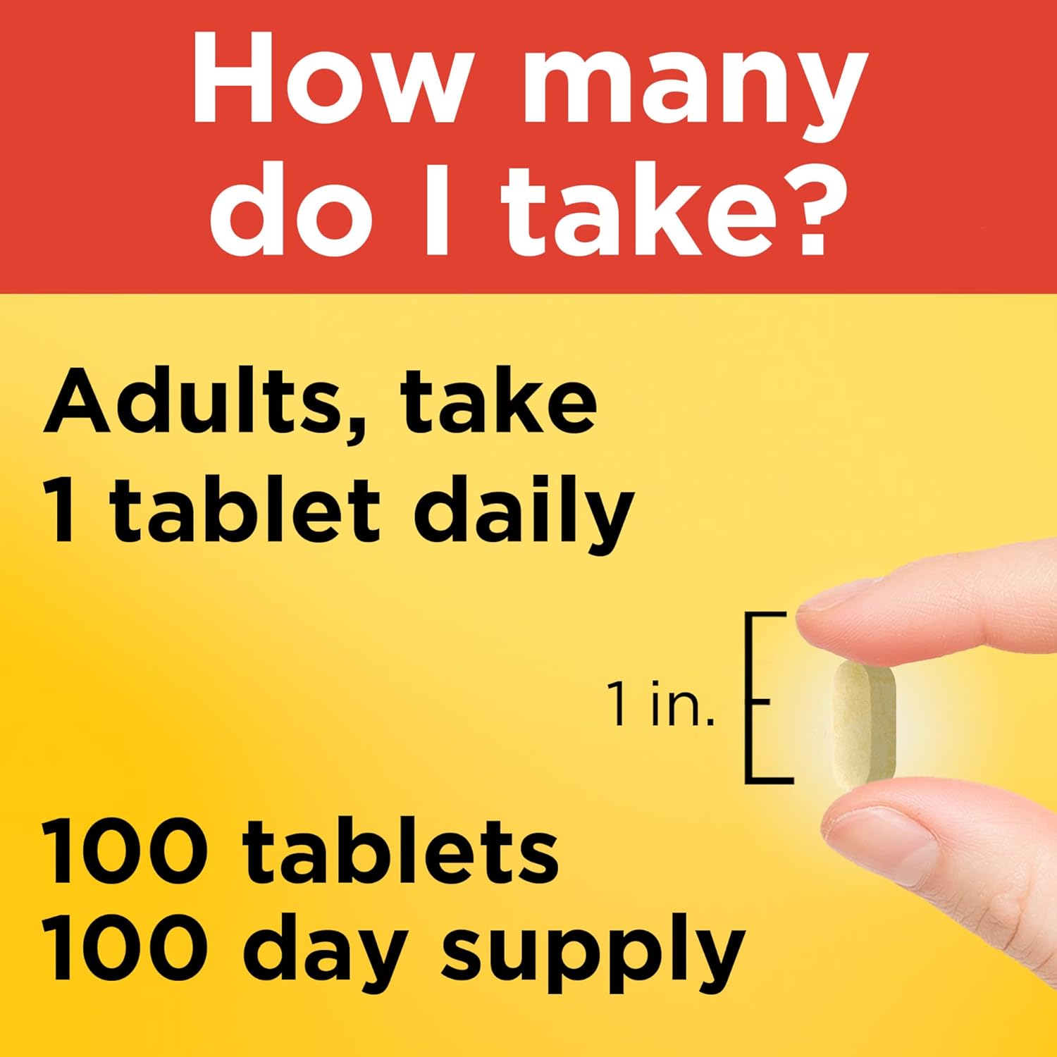 100 Count Nature Made Vitamin C 1000 mg Tablets for Immune System Support