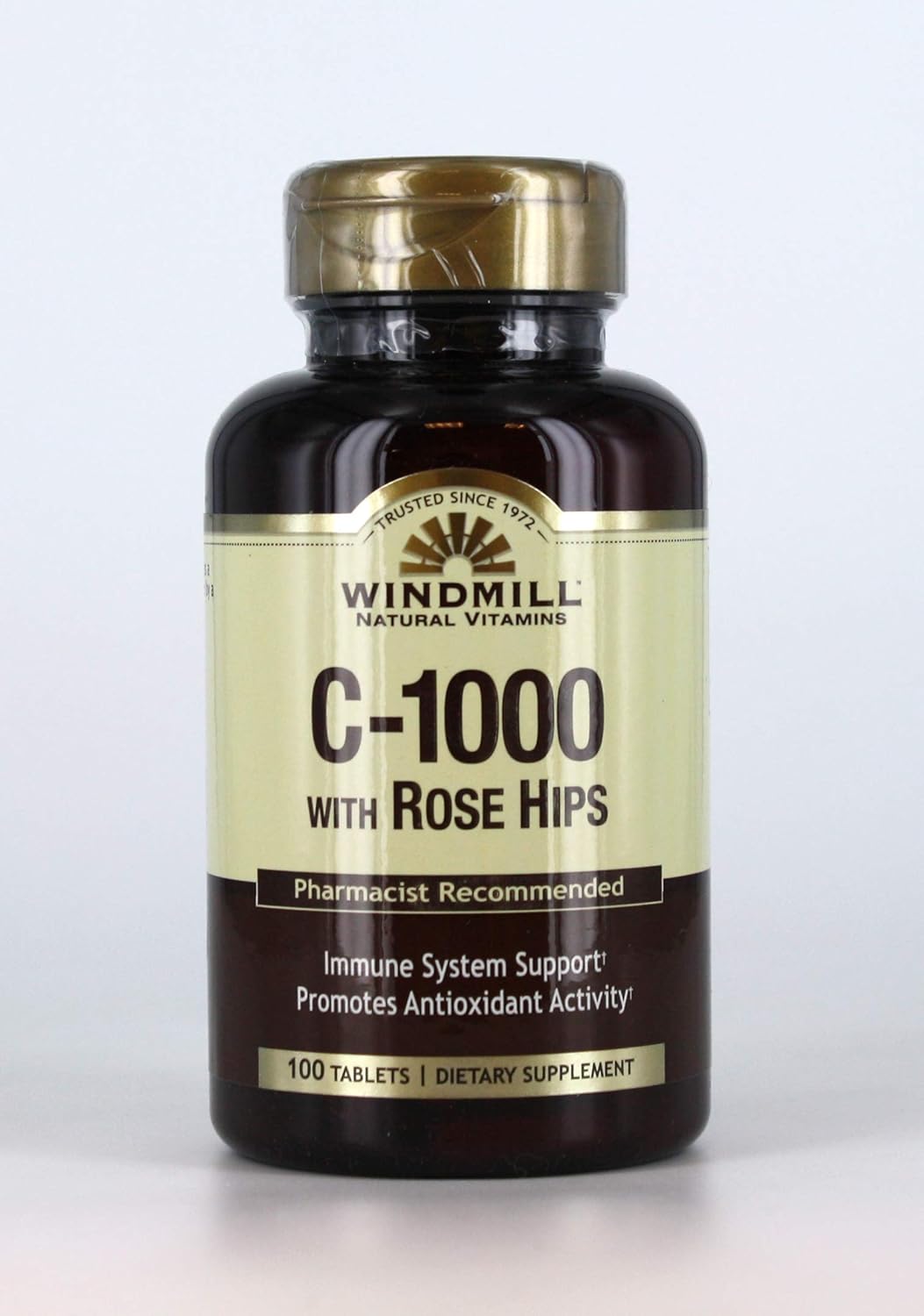 100 Count Windmill Vitamin C Tablets 1000mg - Rapid Release Formula - BoostGo Australia