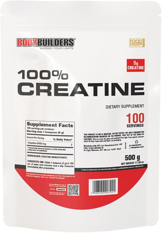100% Creatine Powder for Bodybuilders - Unflavored, 1.1lb, 100 Servings