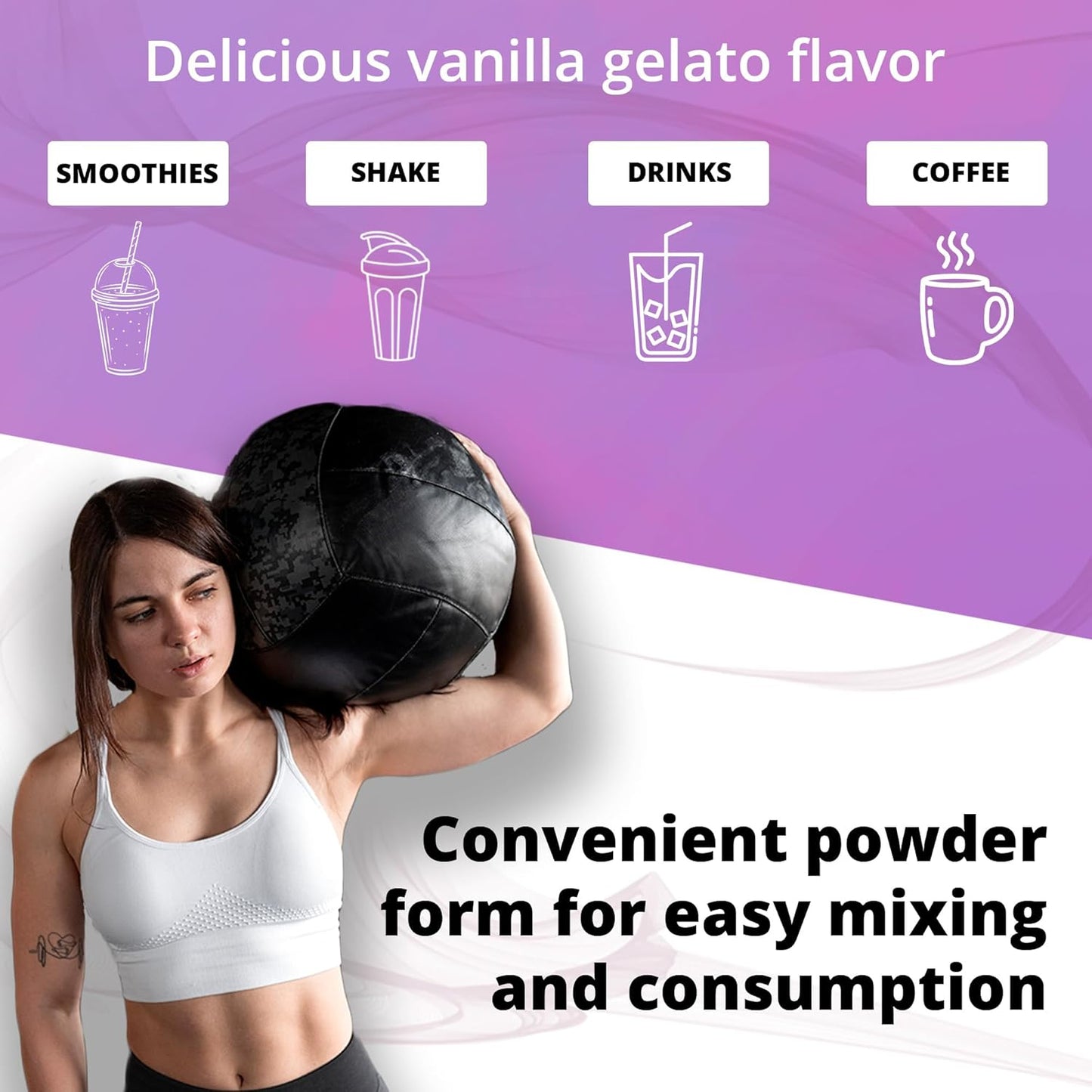 100% Grass-Fed Whey Protein Isolate - 25g Protein Per Serving - NSF Certified - Vanilla Gelato Flavor - No Fillers - Easy Digestion - 30 Servings