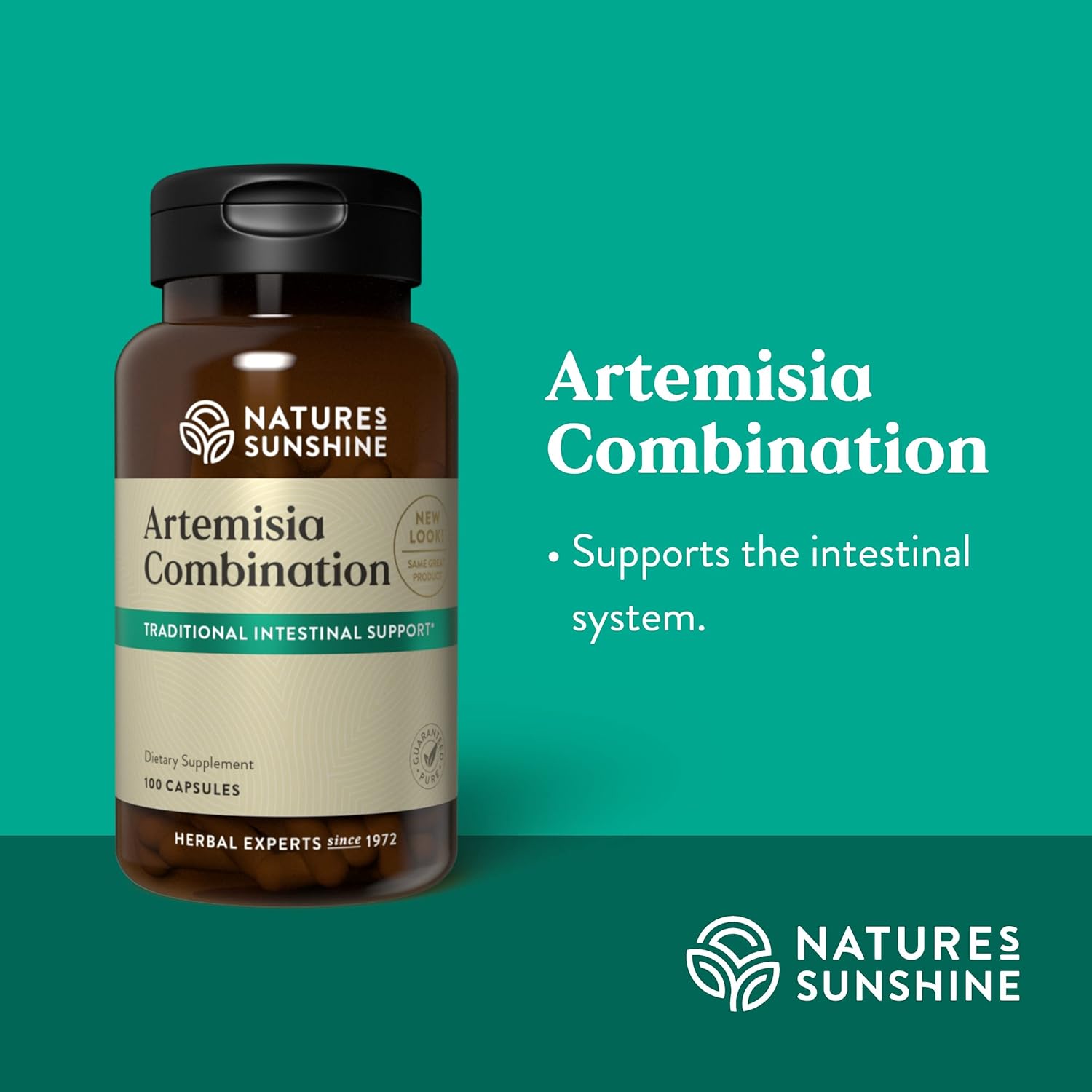 100 Kosher Caps of Nature's Sunshine Artemisia Combination