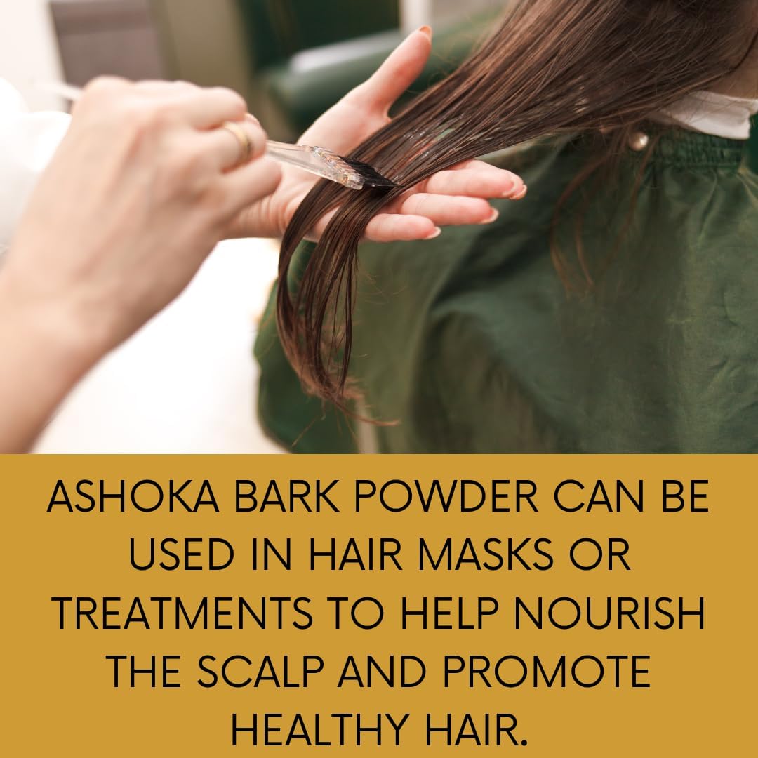 100% Natural Ashoka Bark Powder for Health and Skin Care - 0.5 LBS / 227 GMS - mGanna