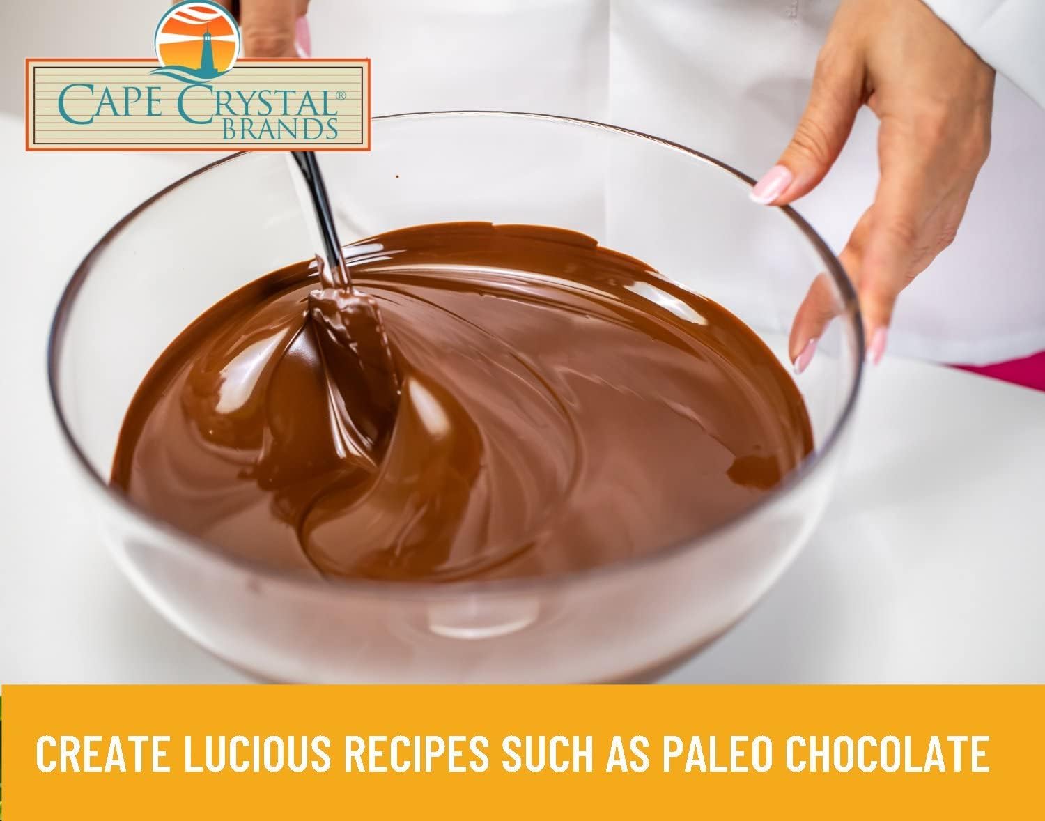 100% Natural Cape Crystal Sunflower Lecithin Powder - Vegan, Non-GMO, Gluten-Free Soy Lecithin Alternative (14-oz)