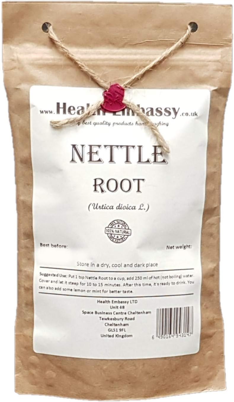 100% Natural Nettle Root (Urtica dioica) Powder - Health Embassy - 50g