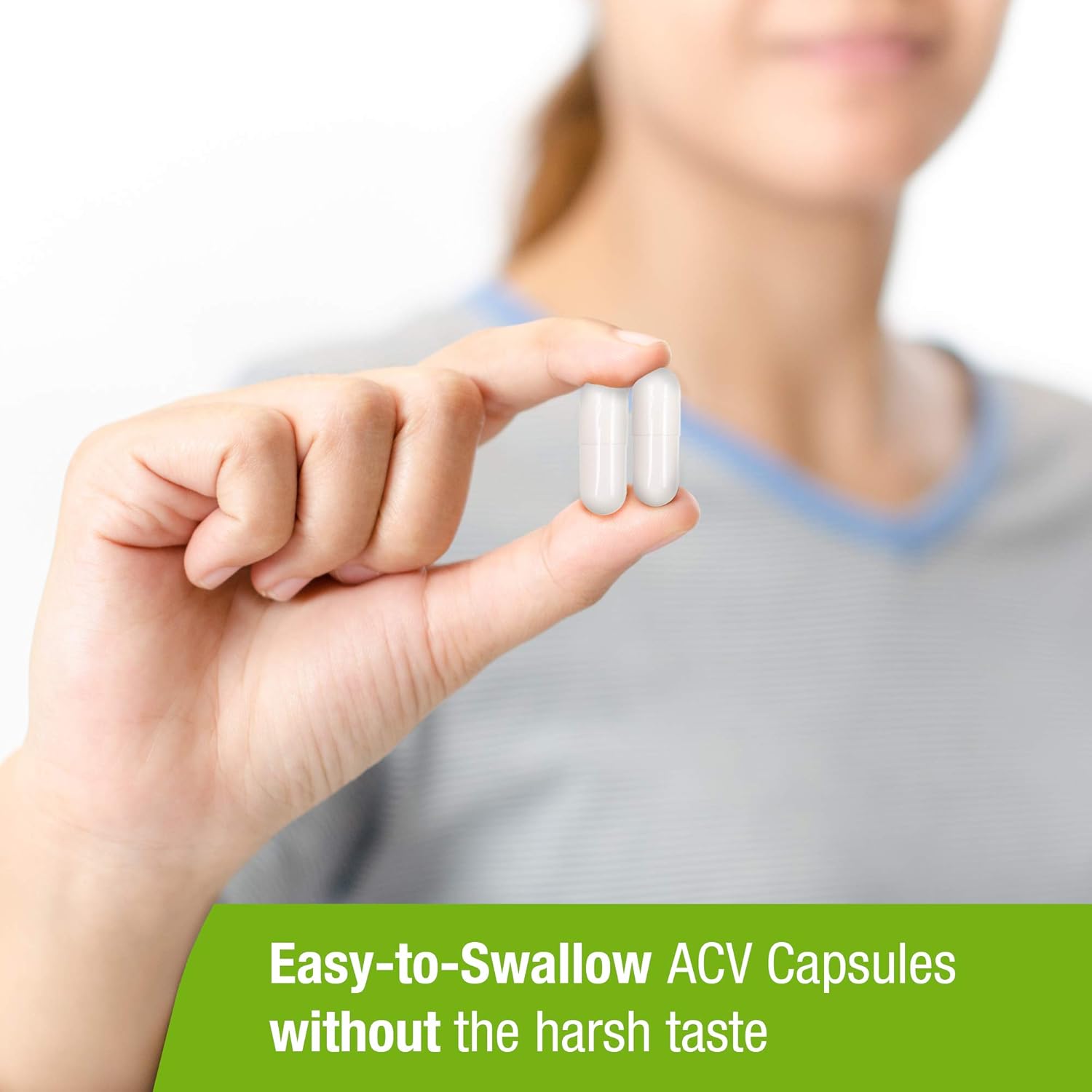 100% Organic Apple Cider Vinegar 1500mg - Pure & Raw for Healthy Digestion - Detox Support - 60 Day Supply