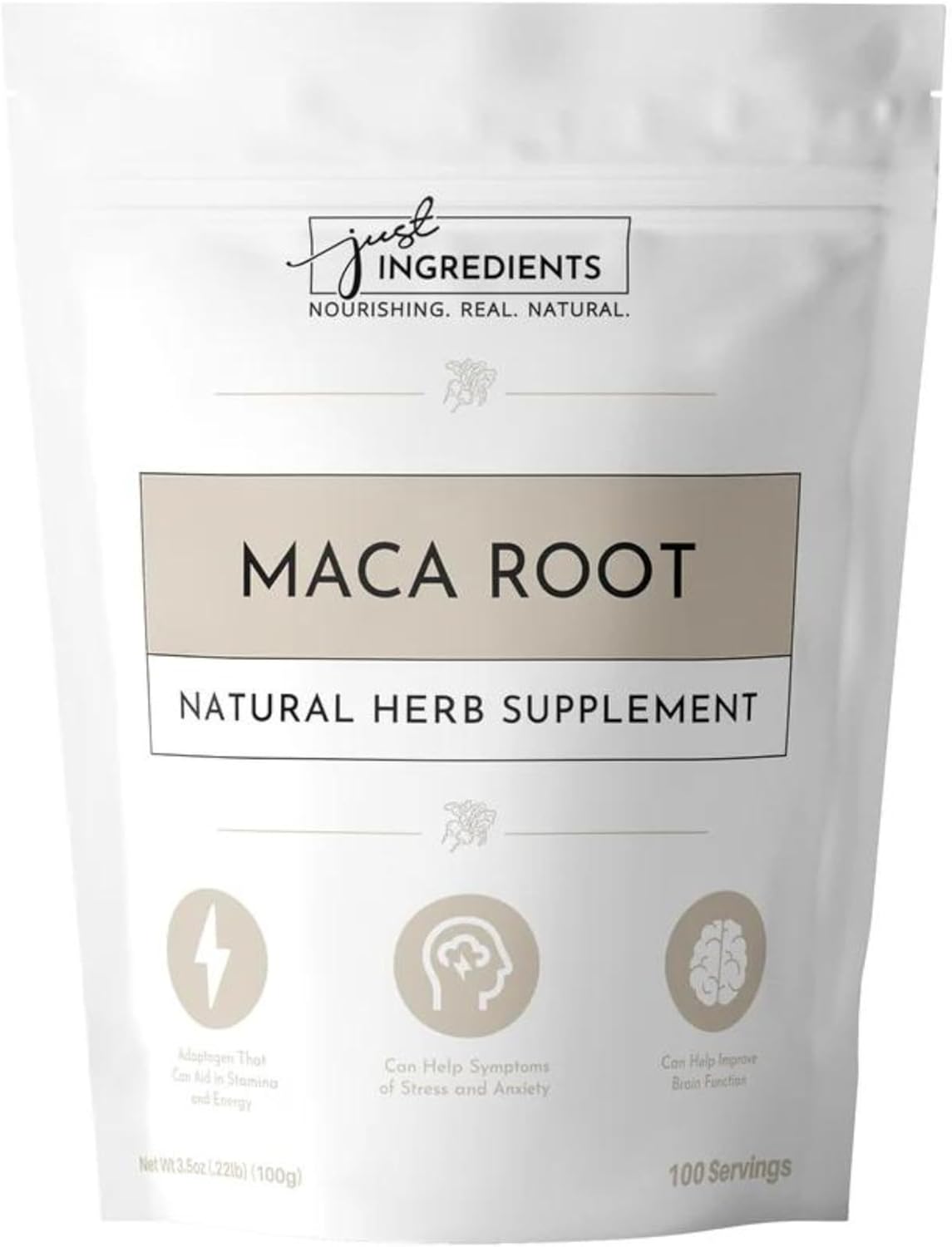 100% Organic Maca Root Powder for Energy Boost & Hormonal Balance - Vegan Superfood with 100 Servings & No Additives