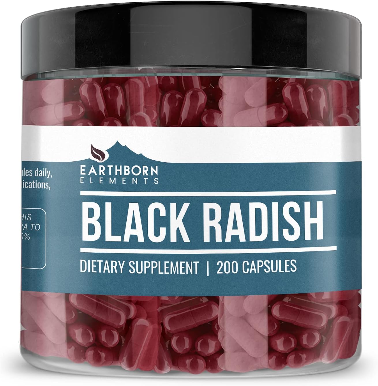 100% Pure Black Radish Extract - Earthborn Elements, Undiluted & Additive-Free