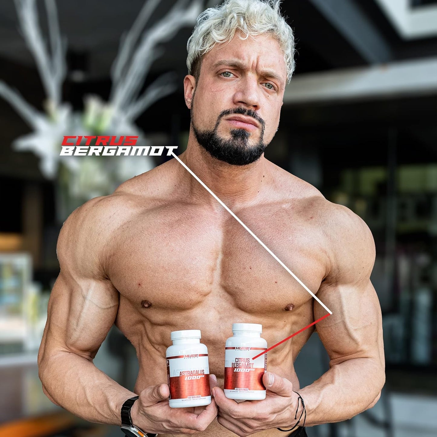 100% Pure Citrus Bergamot Extract Capsules - 1000mg per Serving - Supports Digestion, Stress Management, and Immune Health - 120 Capsules