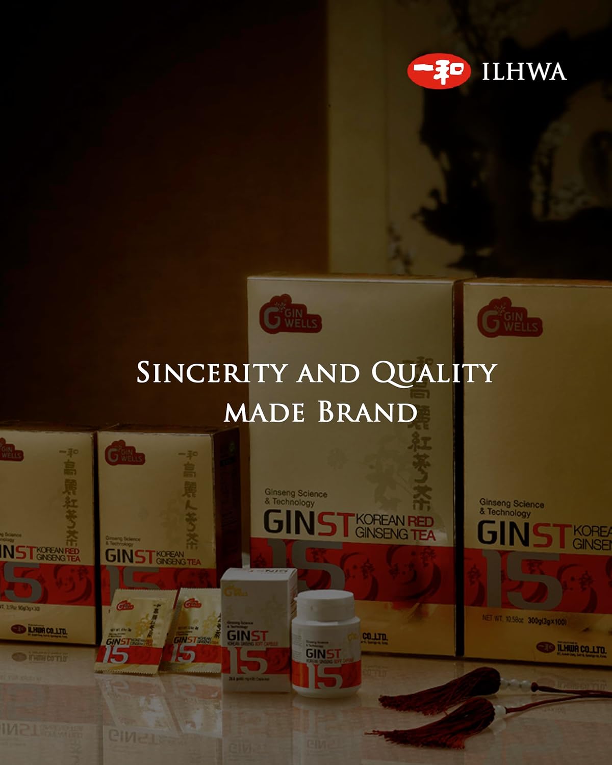 100% Pure Korean Panax Ginseng Capsules - 500mg (100 Capsules) with 10mg Ginsenoside per Serving