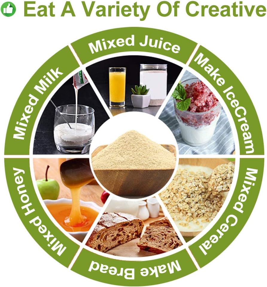 100% Pure Natural Plant Psyllium Husk and Guar Gum Powder - Organic Keto Baking & Meal Replacement Fiber Supplement - 100g/3.52oz