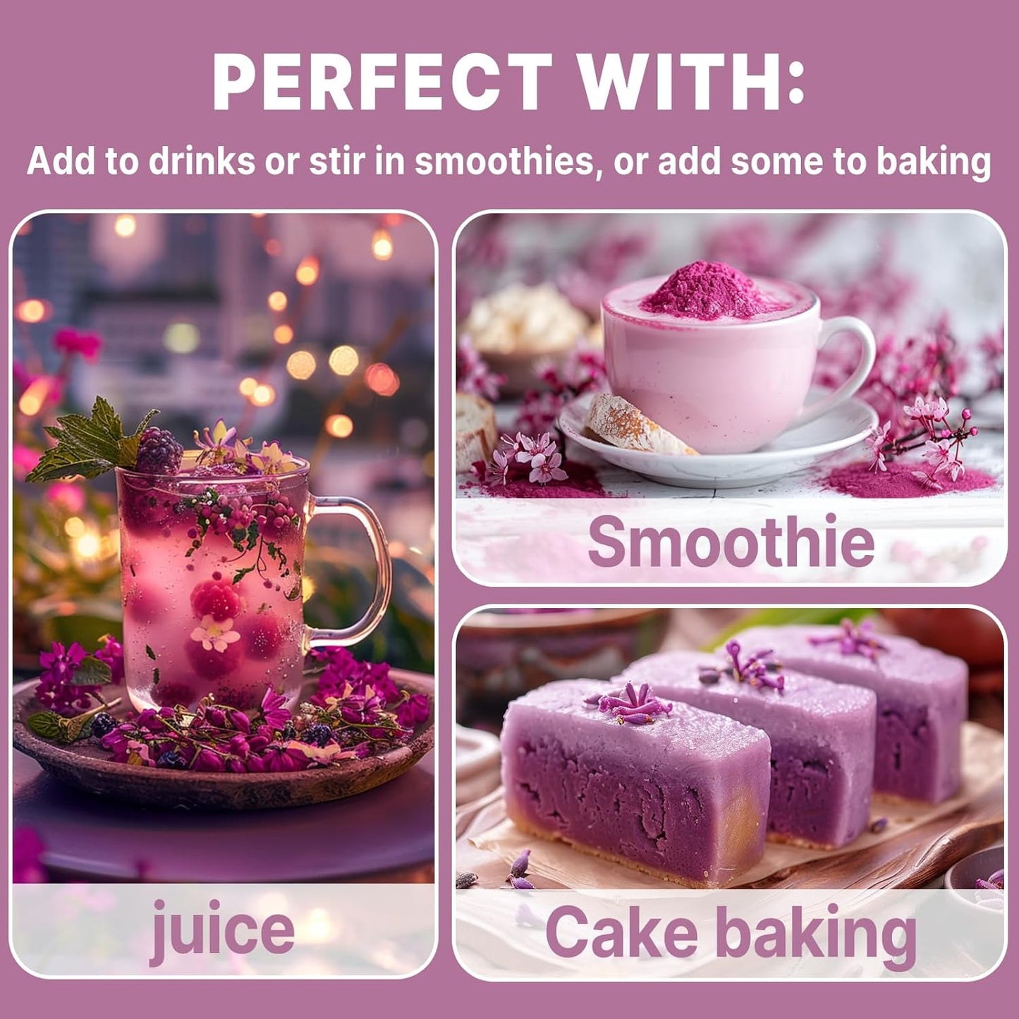 100% Pure Organic Mulberry Juice Powder - 16 oz - Supports Liver & Kidney - Rich in Vitamins - Green Superfood