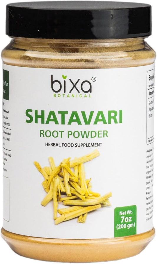 100% Pure Shatavari Root Powder - Ayurvedic Women's Tonic | Organic Asparagus Racemosus Supplement | Vegan, Gluten-Free, Non-GMO (7 oz)