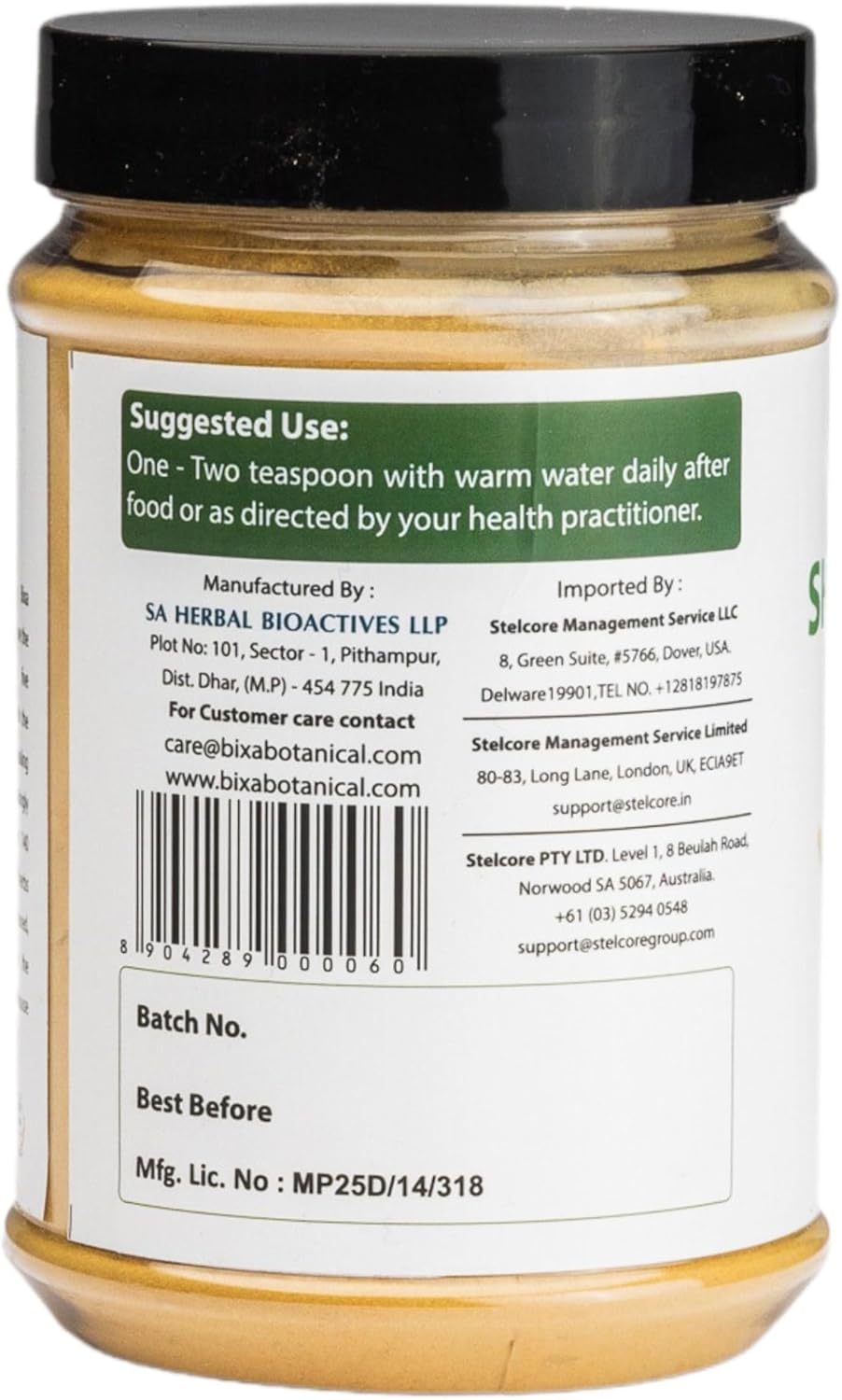 100% Pure Shatavari Root Powder - Ayurvedic Women's Tonic | Organic Asparagus Racemosus Supplement | Vegan, Gluten-Free, Non-GMO (7 oz)