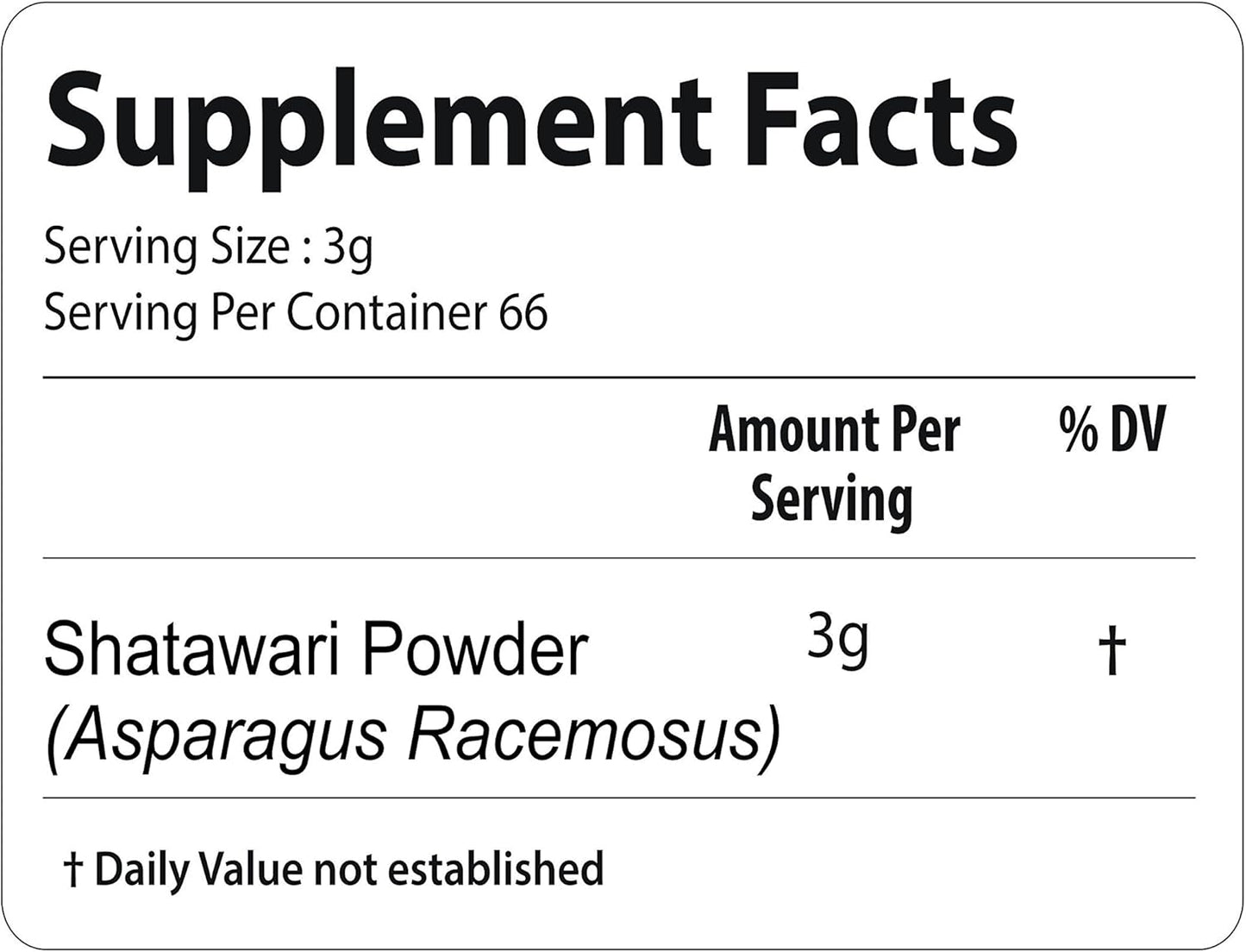 100% Pure Shatavari Root Powder - Ayurvedic Women's Tonic | Organic Asparagus Racemosus Supplement | Vegan, Gluten-Free, Non-GMO (7 oz)