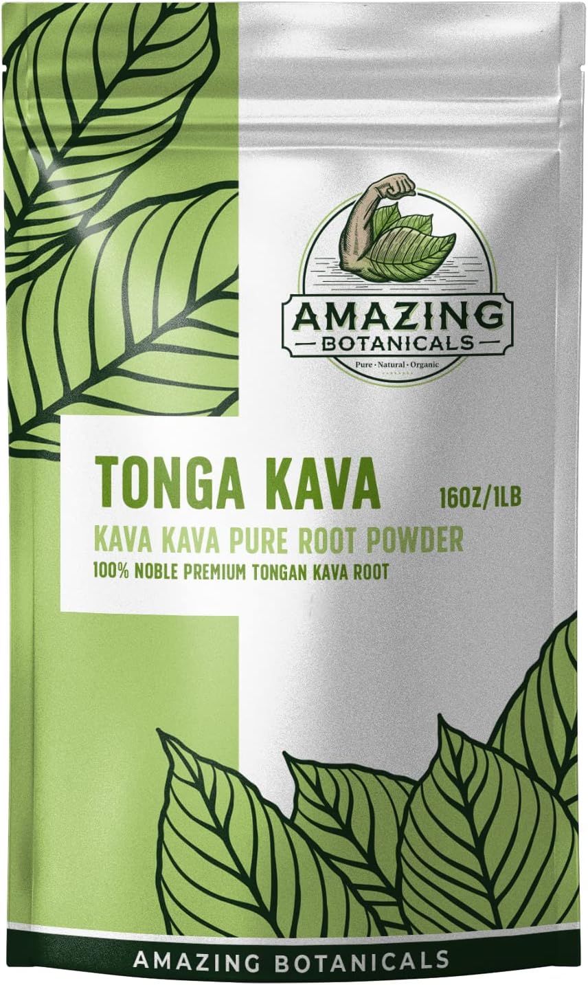 100% Pure Tongan Kava Herbal Supplement - 16oz Bag of Finest Kava Tonga