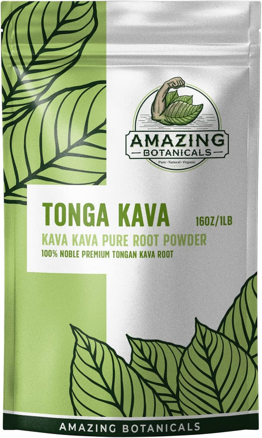 100% Pure Tongan Kava Herbal Supplement - 16oz Bag of Finest Kava Tonga