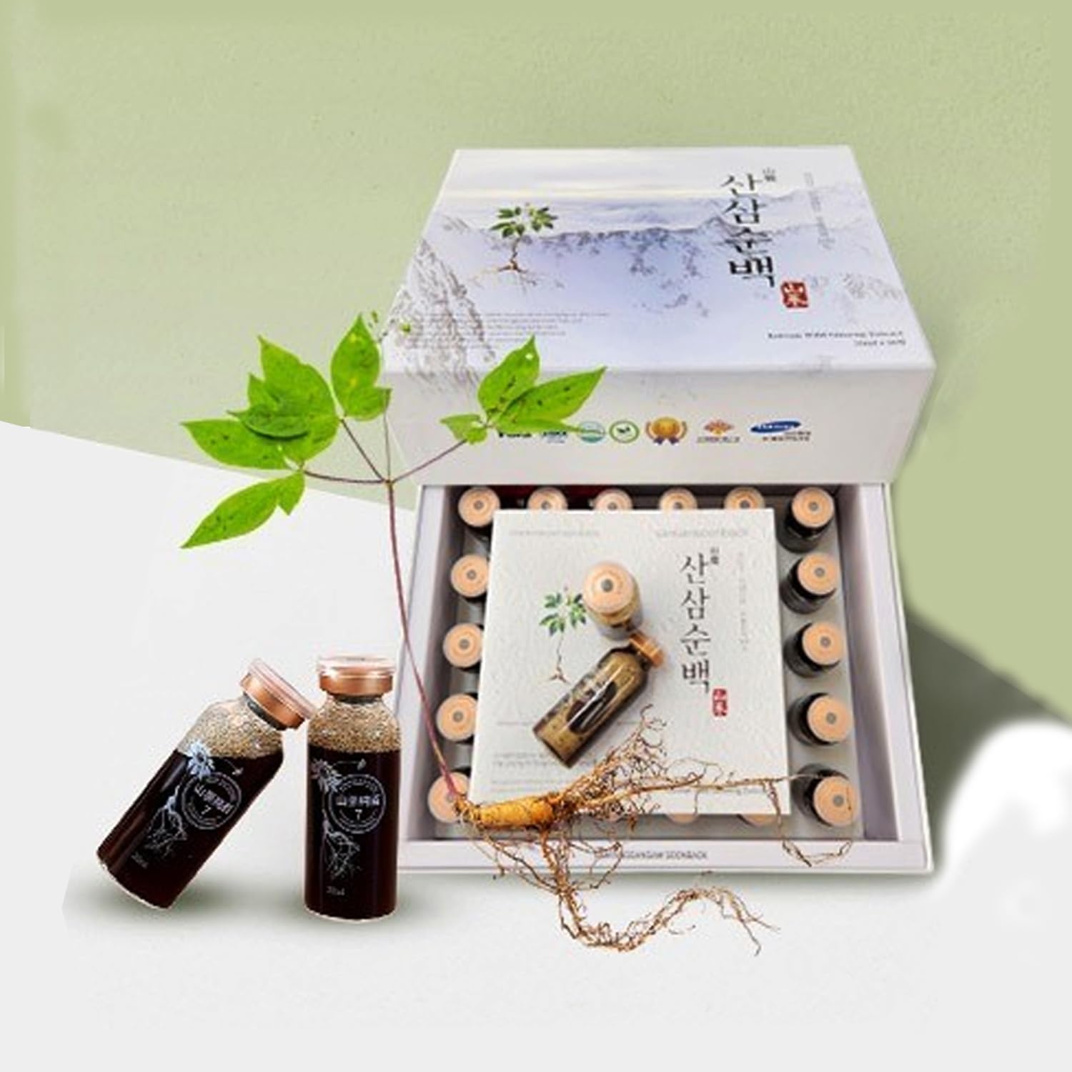 100% Pure Wild Ginseng Extract - KPurity (30 Bottles x 20ml)