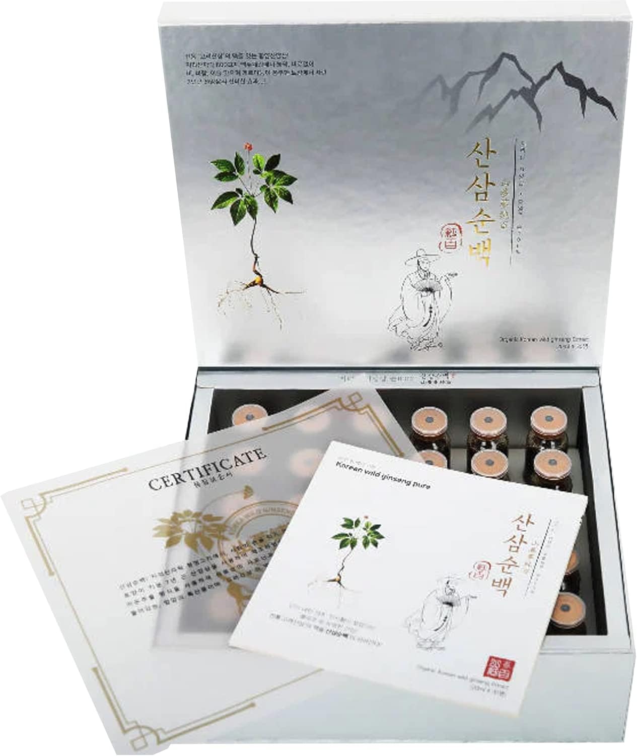 100% Pure Wild Ginseng Extract - KPurity (30 Bottles x 20ml)