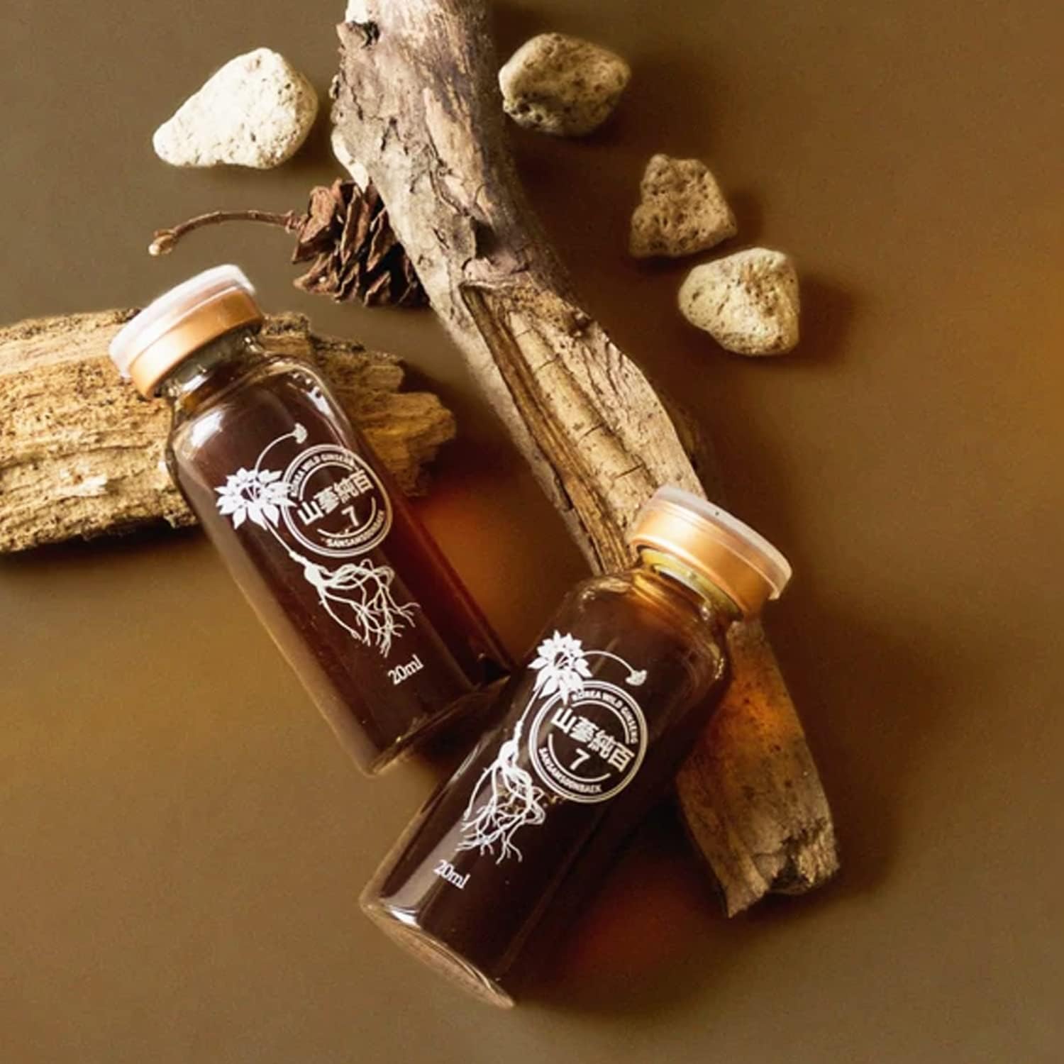 100% Pure Wild Ginseng Extract - KPurity (30 Bottles x 20ml)