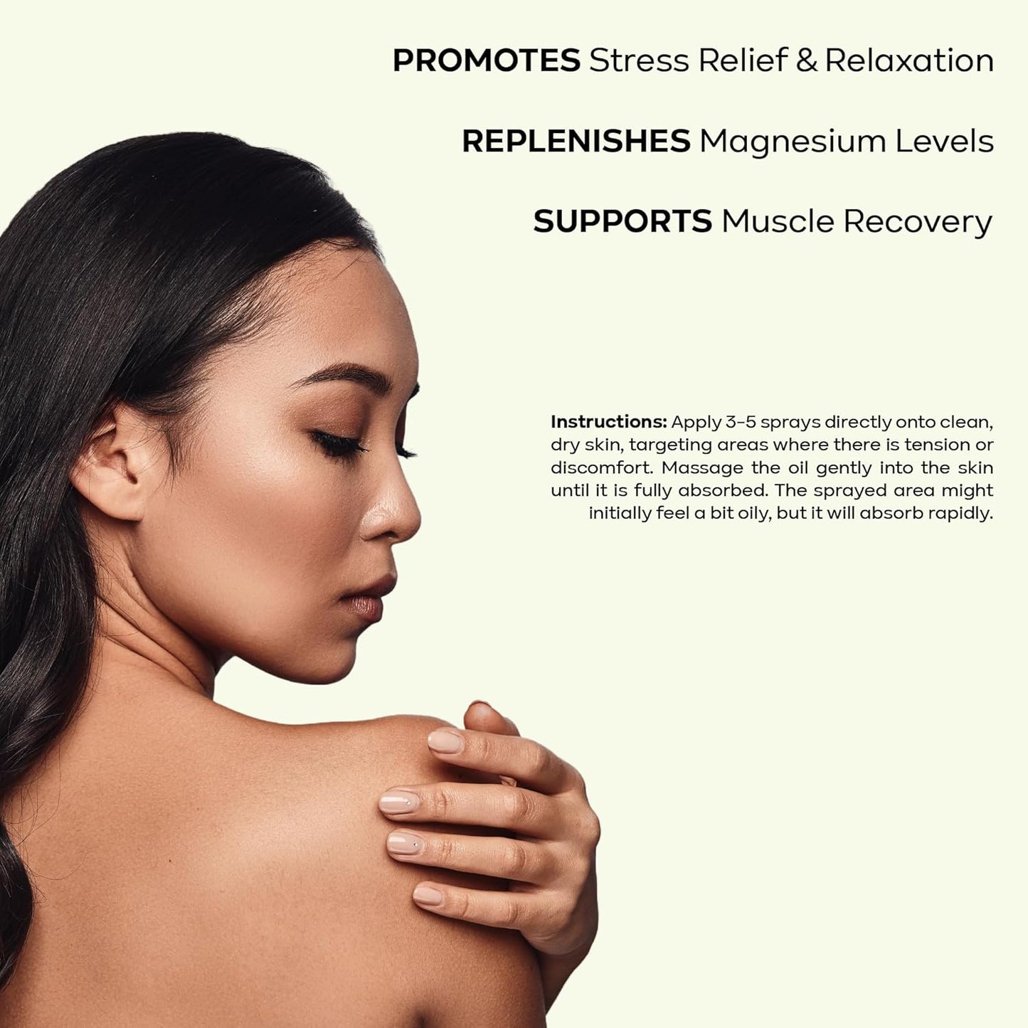 100% Pure Zechstein Magnesium Oil Spray for Muscle Recovery, Joint Support, and Skin Health - 8 oz