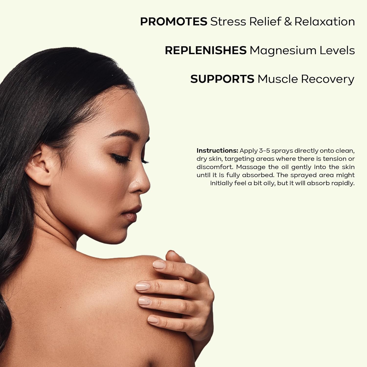 100% Pure Zechstein Magnesium Oil Spray for Muscle Recovery, Joint Support, and Skin Health - 8 oz