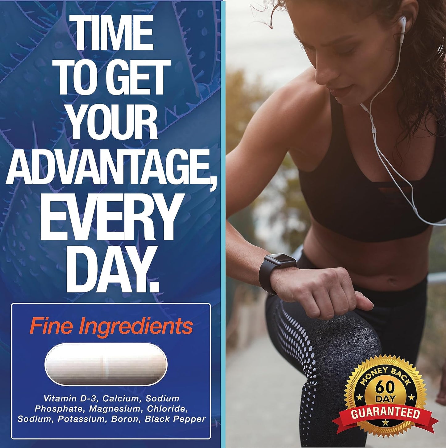 100 Rapid Rehydr8 Electrolyte Pills for Hydration, Cramping Prevention, Muscle Recovery - Easy to Swallow Capsules