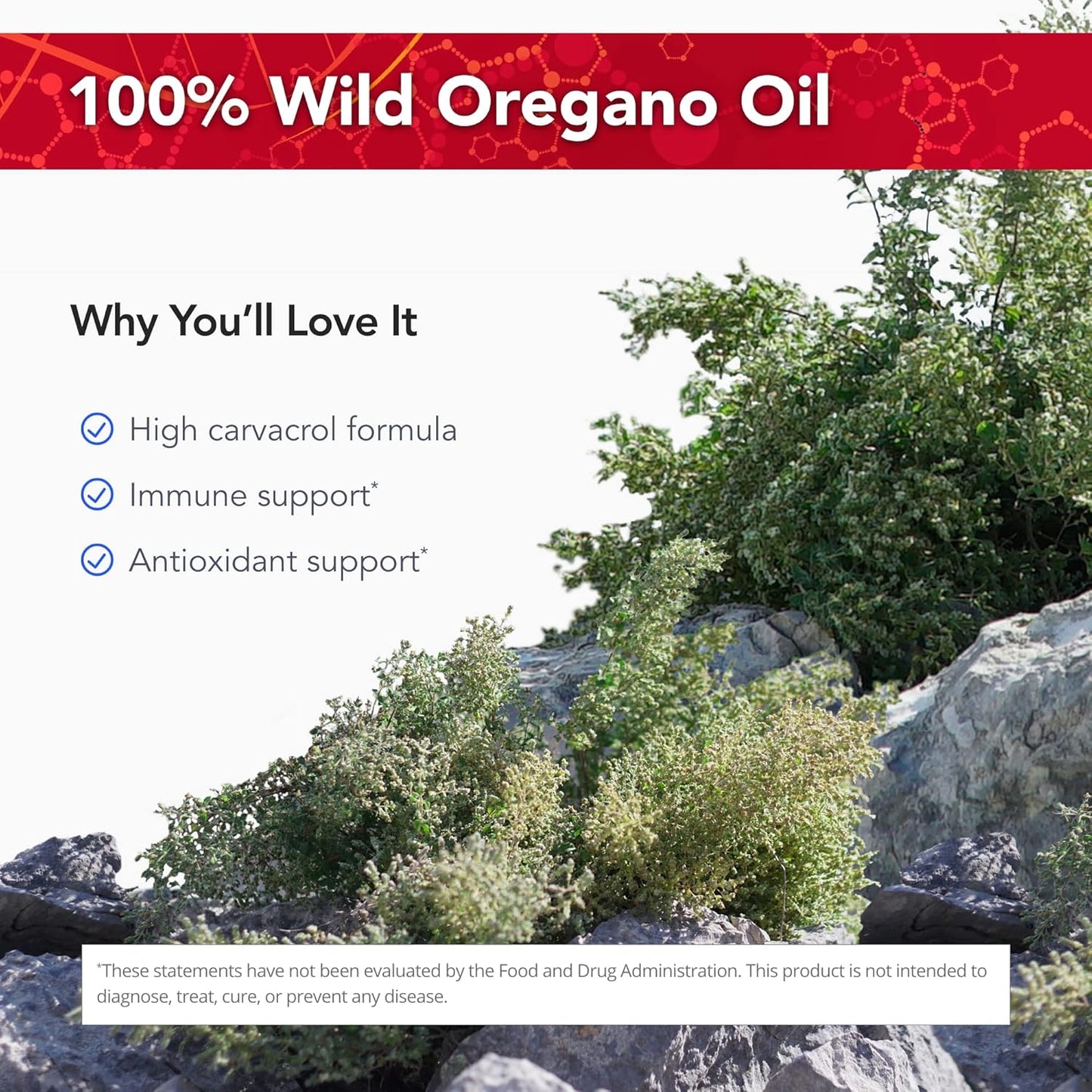 100% Wild Oregano Oil - Physician's Strength OregaWild - 13.5 mL - 216 Servings