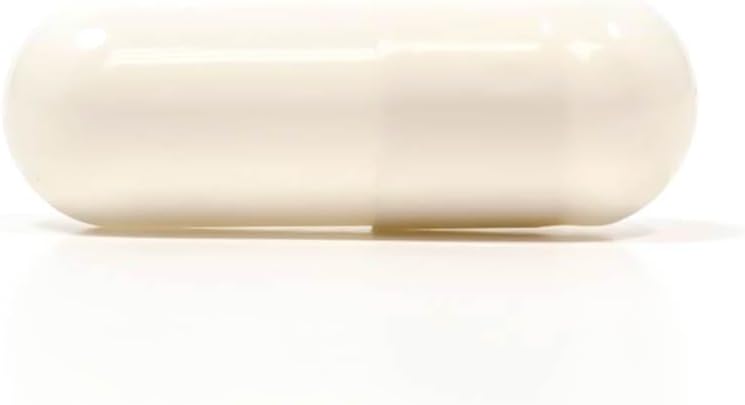 1000 Count Capsuline Size 0 White Empty Vegan Capsules - DIY Vegetable Capsule Filling - Kosher, Halal, Non-GMO