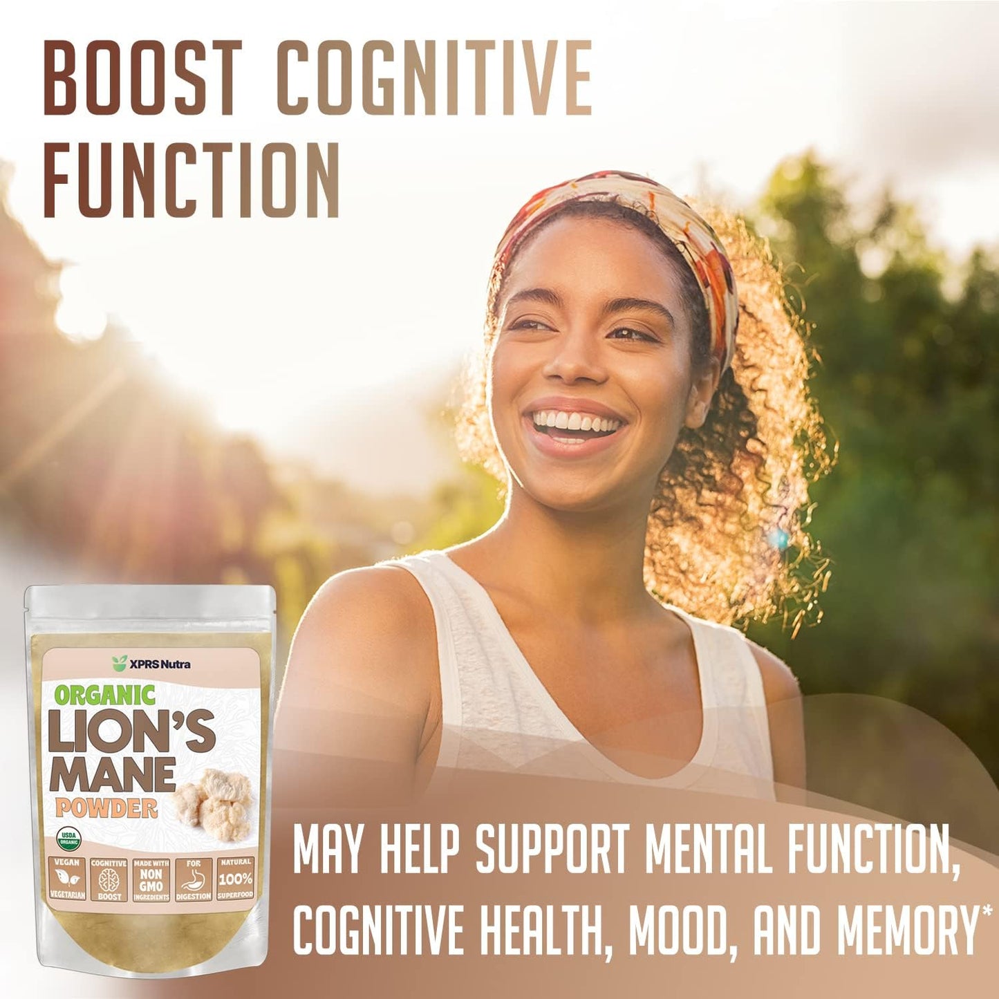 1000 Count Size 0 Capsules with 16oz Lion's Mane Powder Bundle by XPRS Nutra