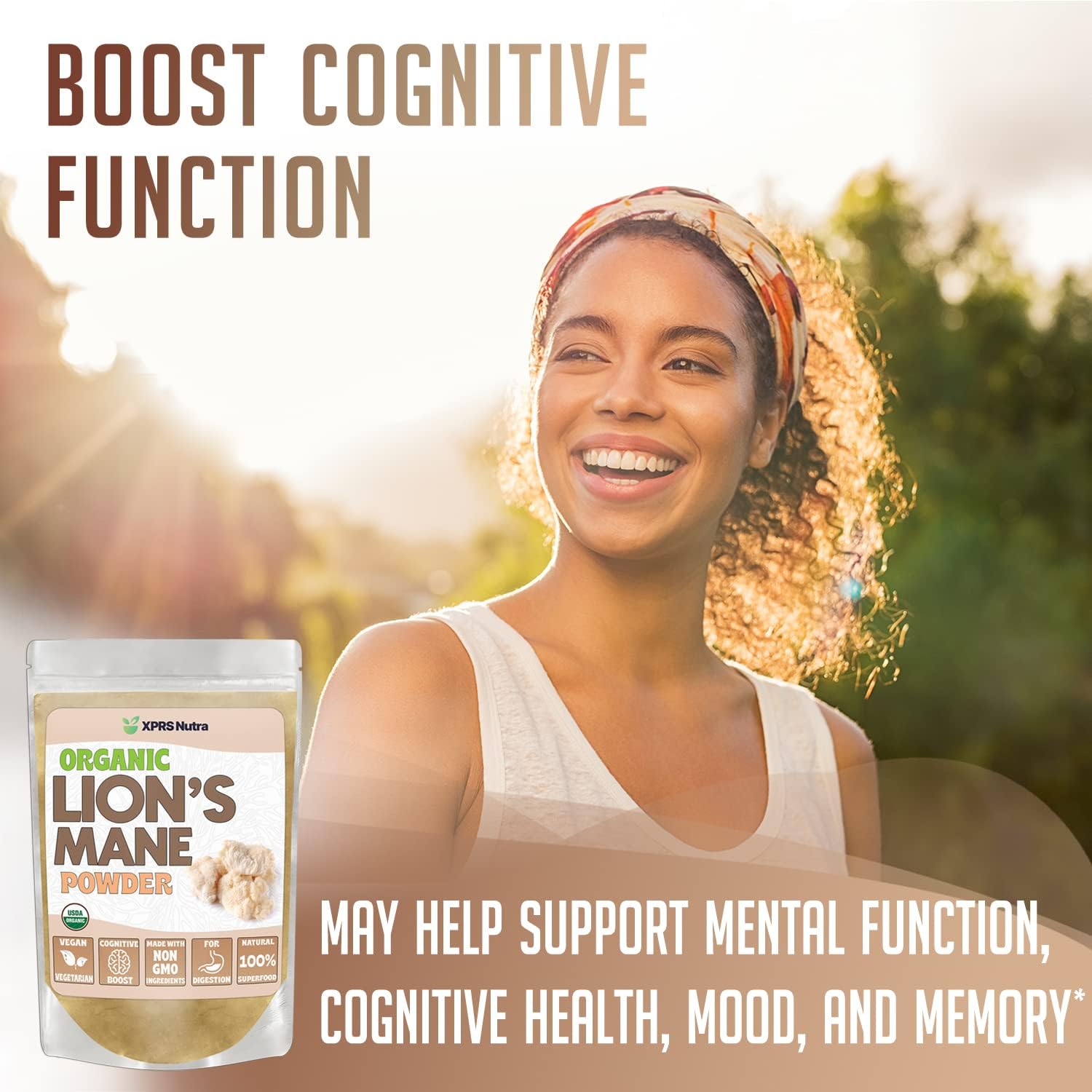 1000 Count Size 0 Capsules with 16oz Lion's Mane Powder Bundle by XPRS Nutra