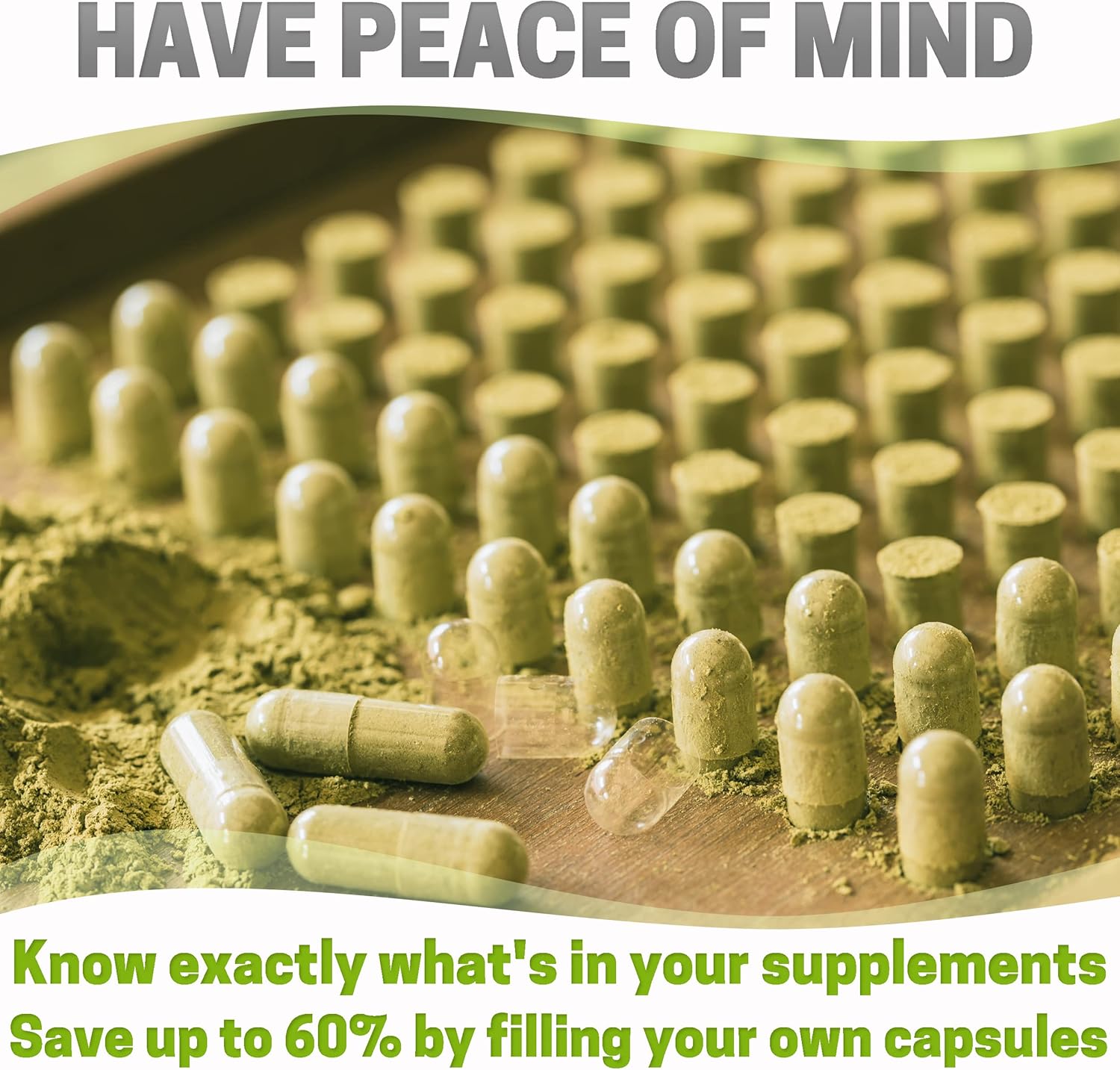 1000 Count Size 0 Capsules with 16oz Lion's Mane Powder Bundle by XPRS Nutra