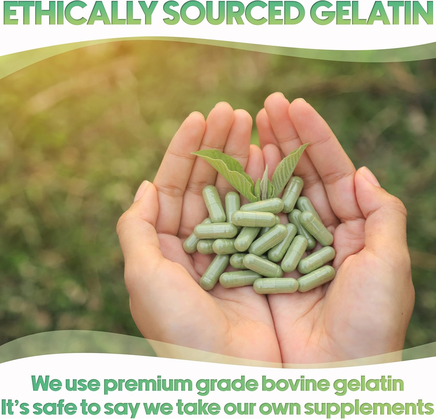 1000 Count Small Empty Gelatin Capsules for DIY Capsule Filling - Bovine Empty Gel Caps - XPRS Nutra Green/Yellow Caps - BoostGo Australia