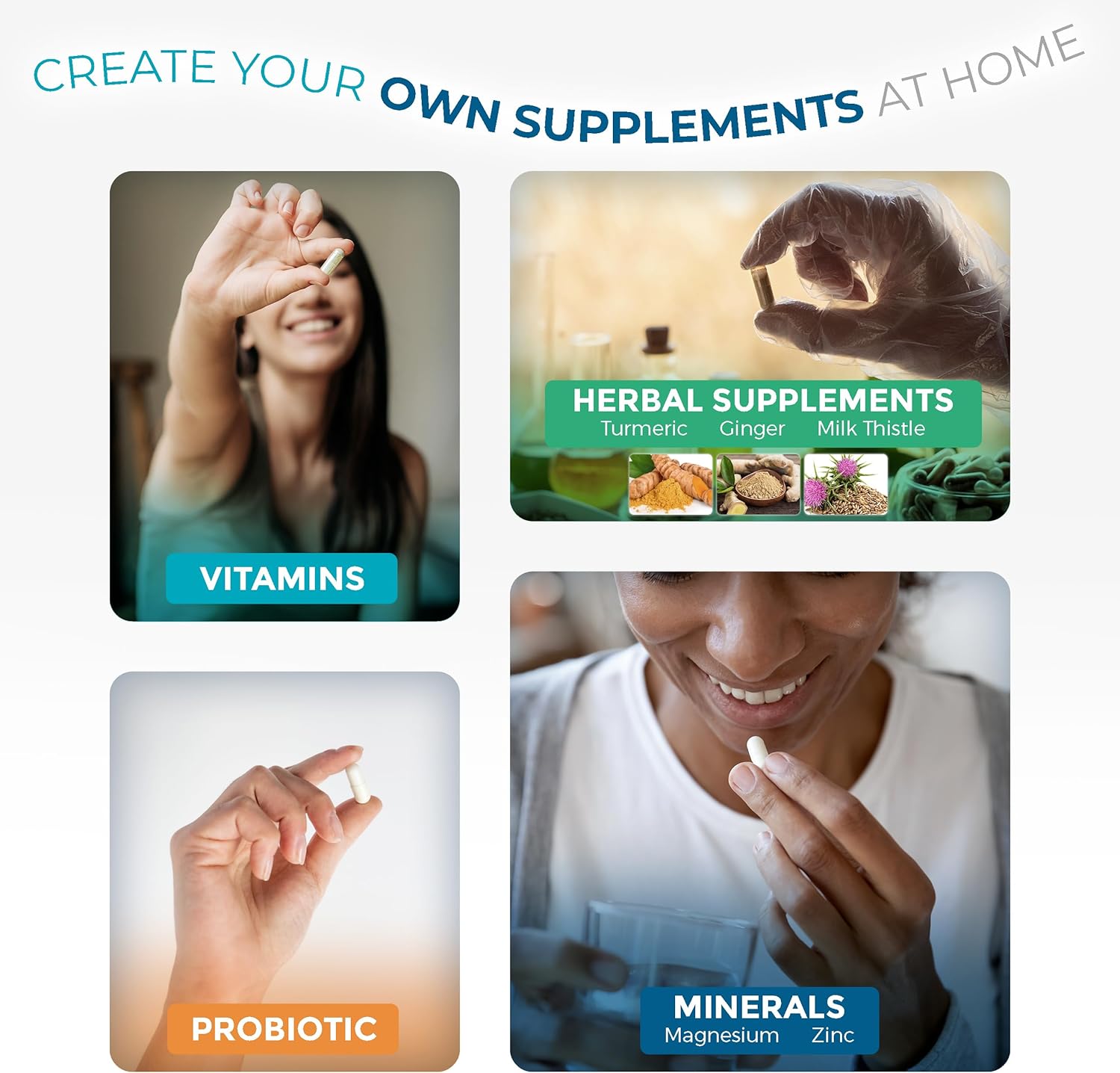 10000 Count Clear Size 0 Empty Gelatin Capsules - Gluten Free, Kosher, Non-GMO Certified - Bovine Pill Caps for DIY Supplement Filling